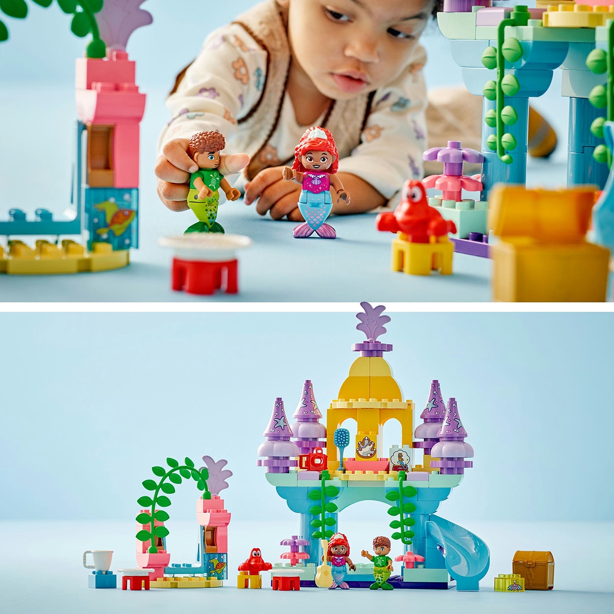 Palacio Submarino Mágico de Ariel Lego Duplo 8