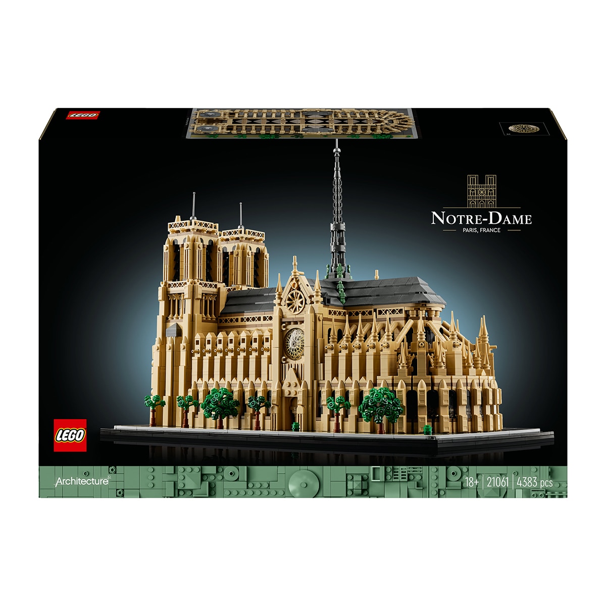 Imagem 0 de Notre Dame de París Lego Architecture   
