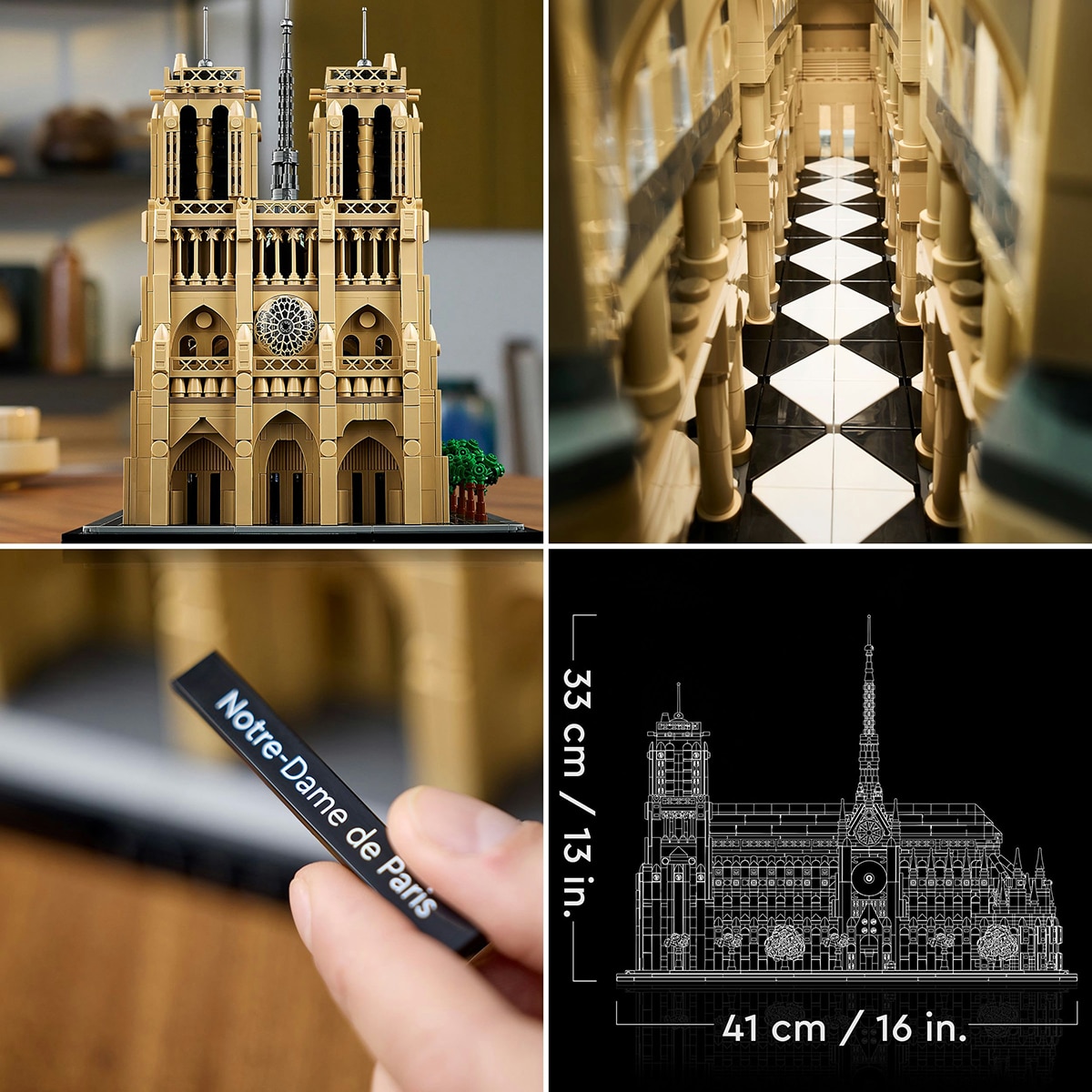 Juguete de construcción Notre Dame de París LEGO Architecture - 21061 8