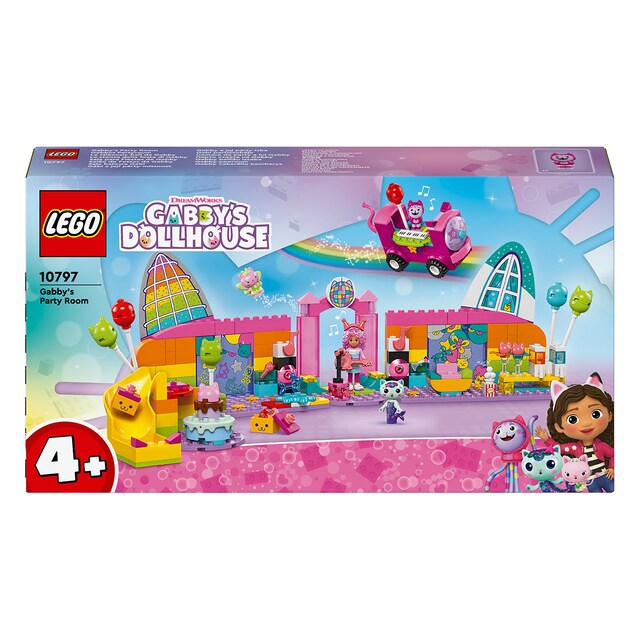 Juguete de construcción Sala para Fiestas de LEGO Gabby's Dollhouse