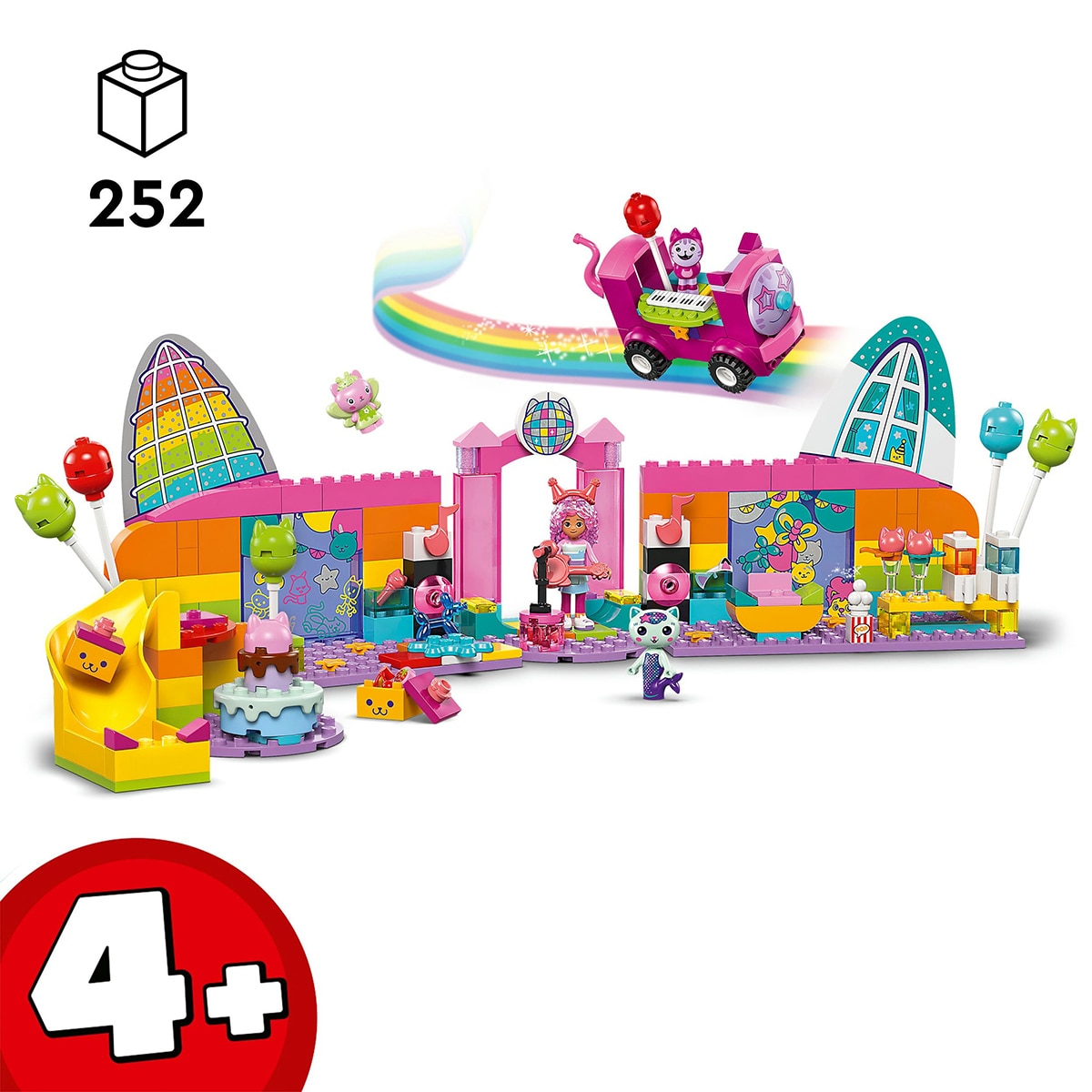 Juguete de construcción Sala para Fiestas de LEGO Gabby's Dollhouse - 10797 4