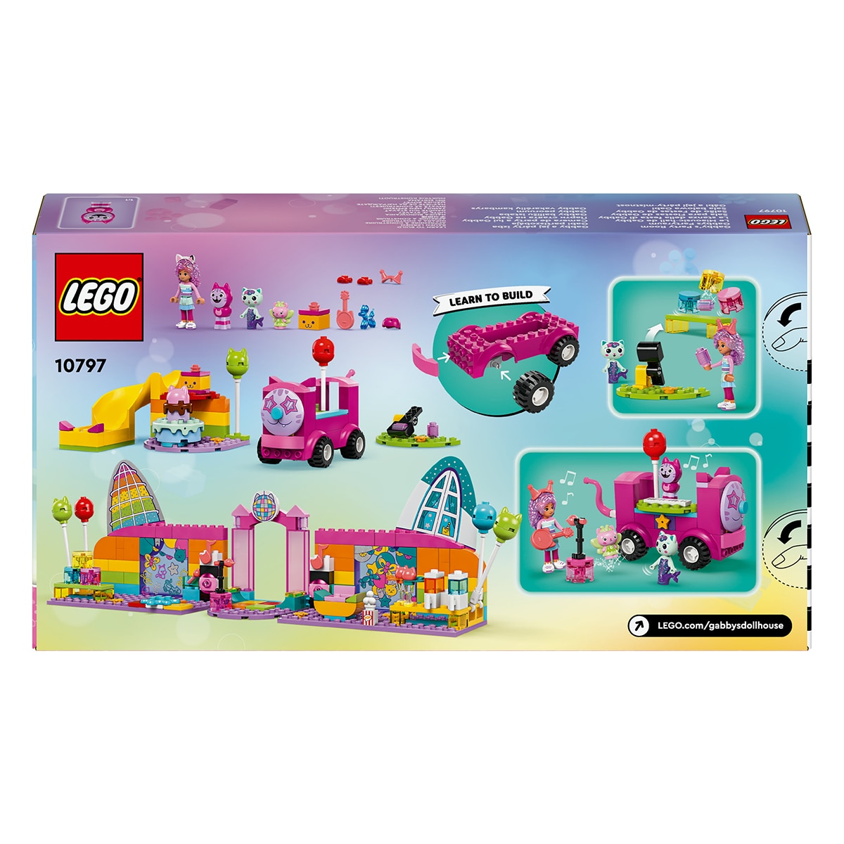 Juguete de construcción Sala para Fiestas de LEGO Gabby's Dollhouse - 10797 8