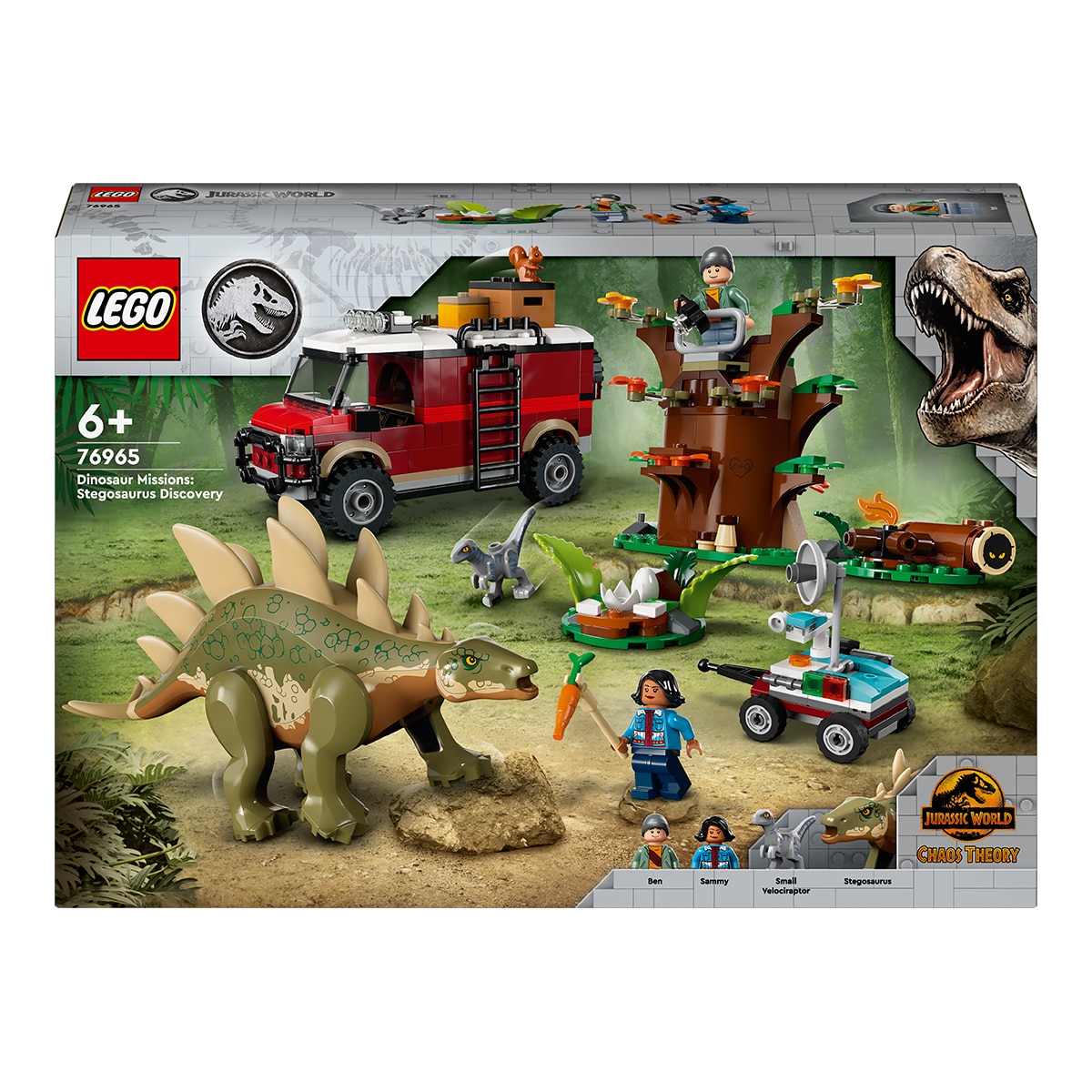 Juego de construcción Descubrimiento del Stegosaurus LEGO Jurassic World - 76965 1