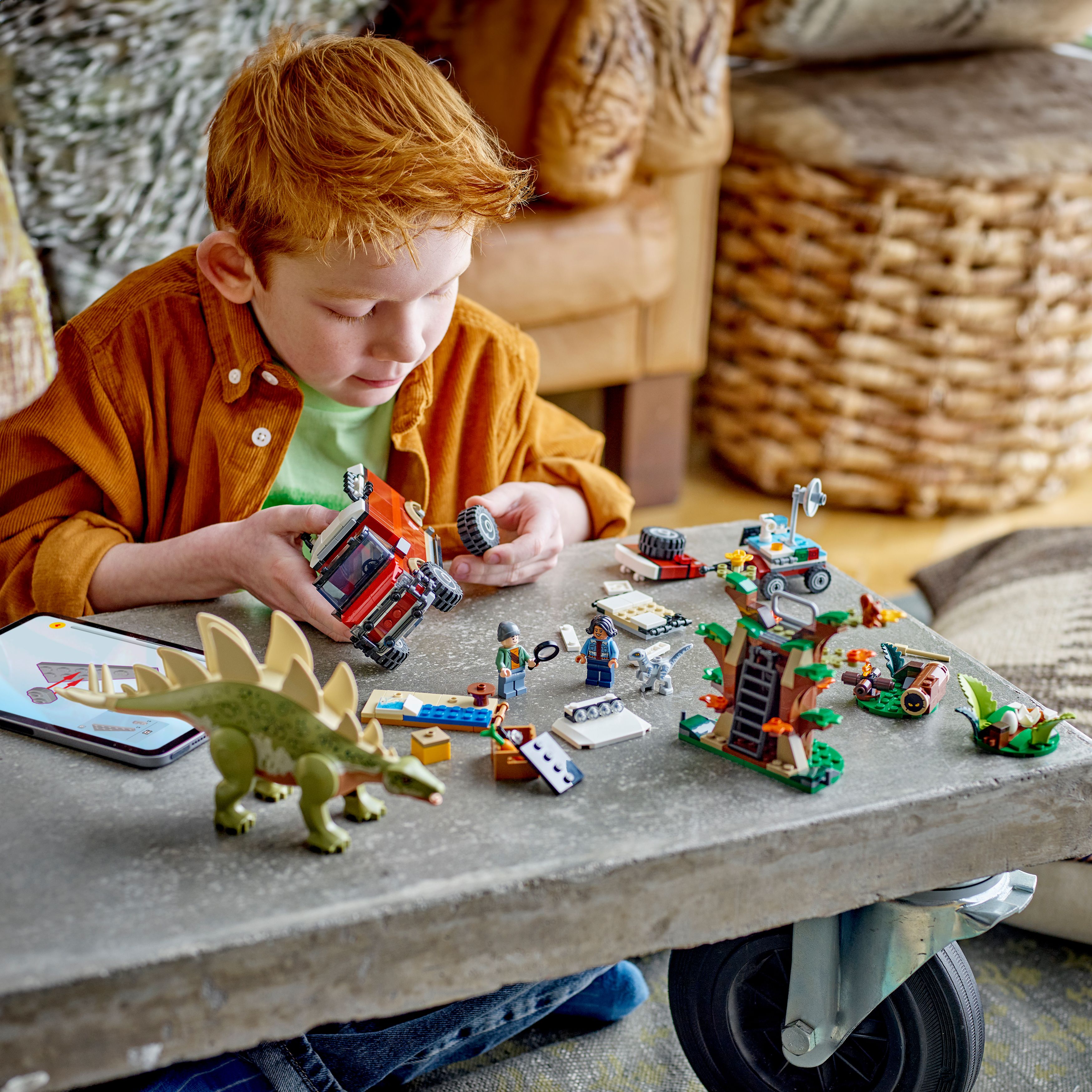 Juego de construcción Descubrimiento del Stegosaurus LEGO Jurassic World - 76965 4