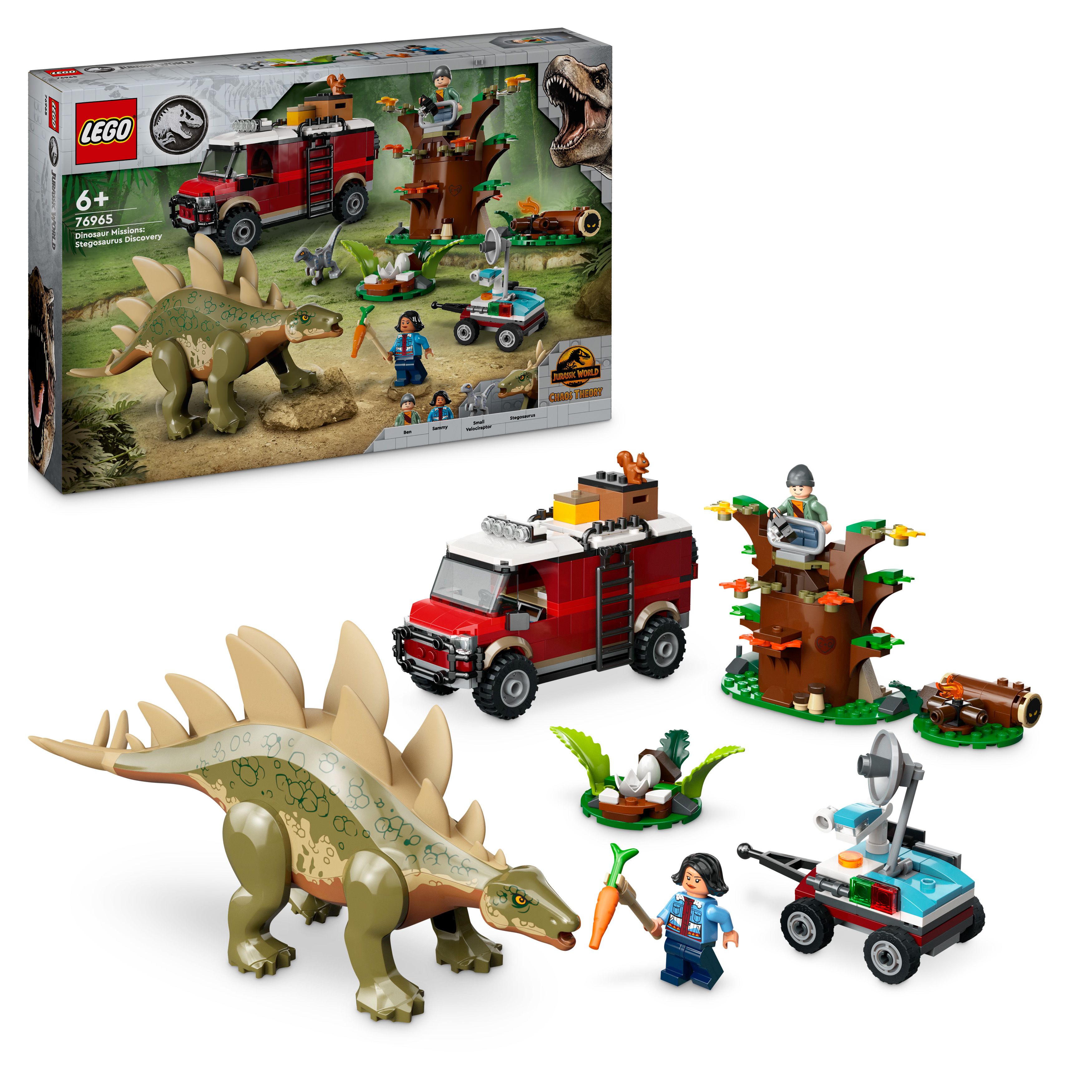 Juego de construcción Descubrimiento del Stegosaurus LEGO Jurassic World - 76965 7
