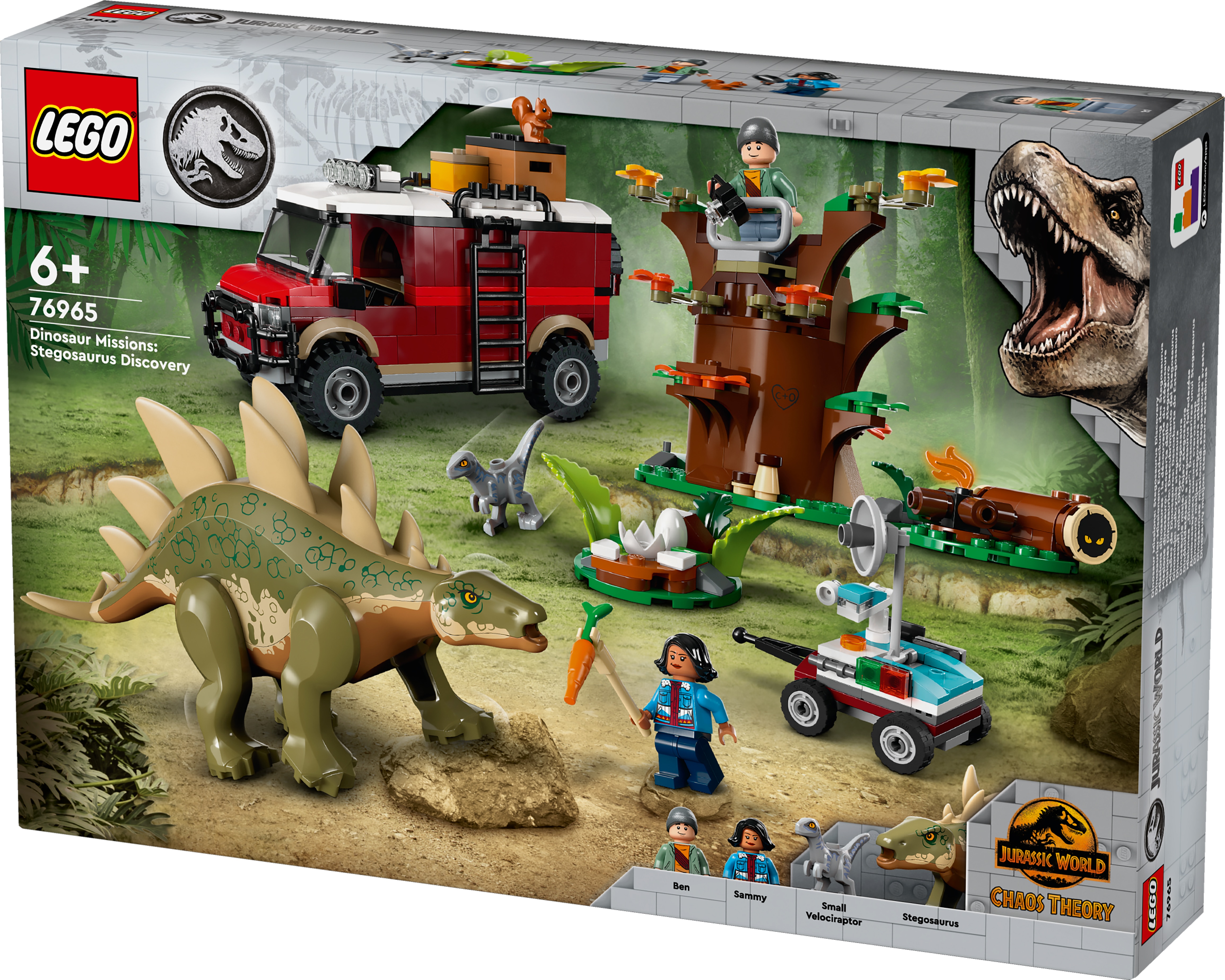 Juego de construcción Descubrimiento del Stegosaurus LEGO Jurassic World - 76965 9
