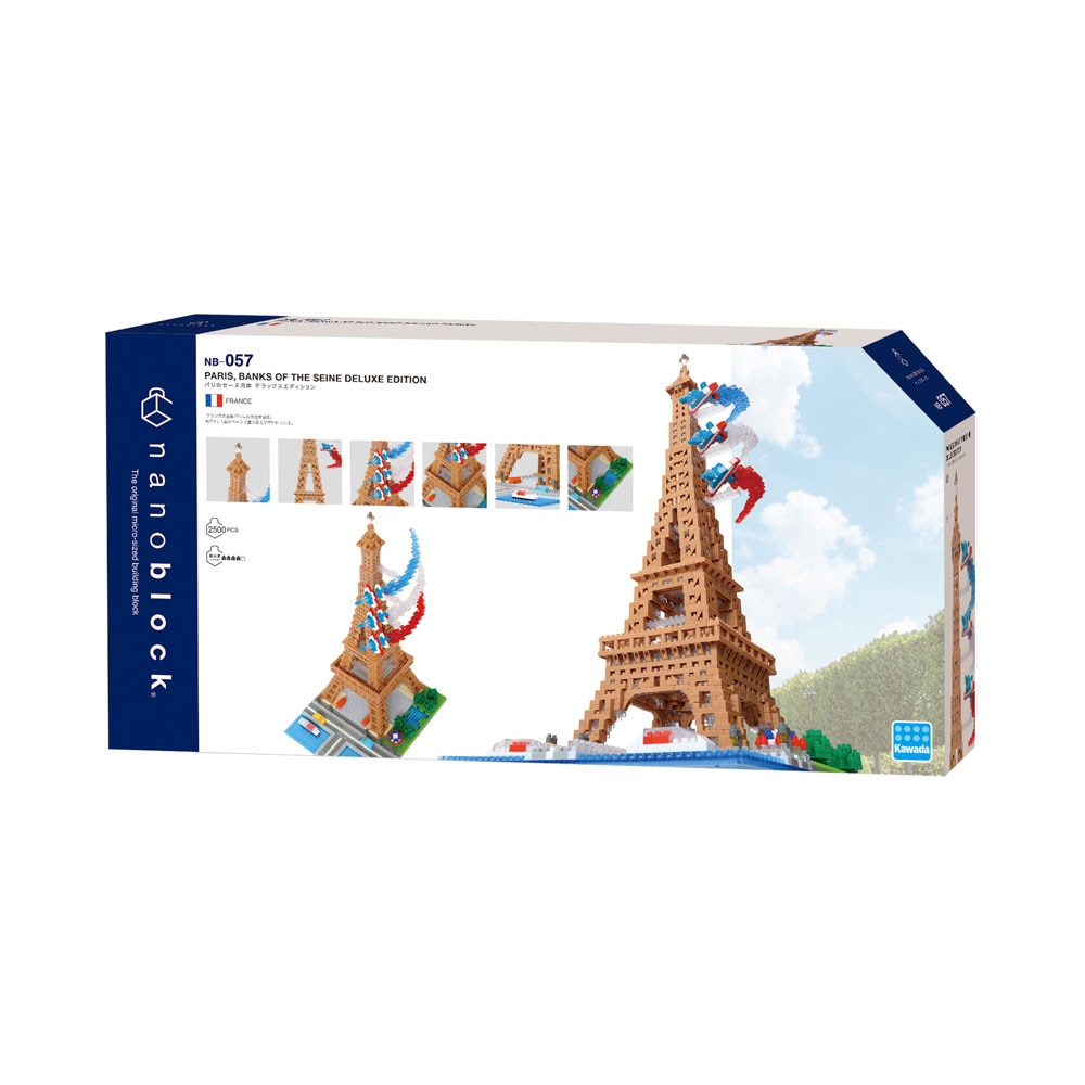 Juguete con piezas Nanoblock Torre Eiffel Kawada 2