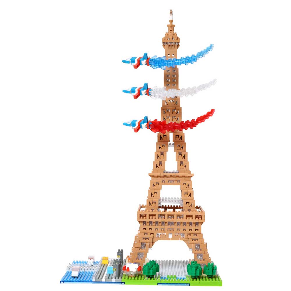 Juguete con piezas Nanoblock Torre Eiffel Kawada 4