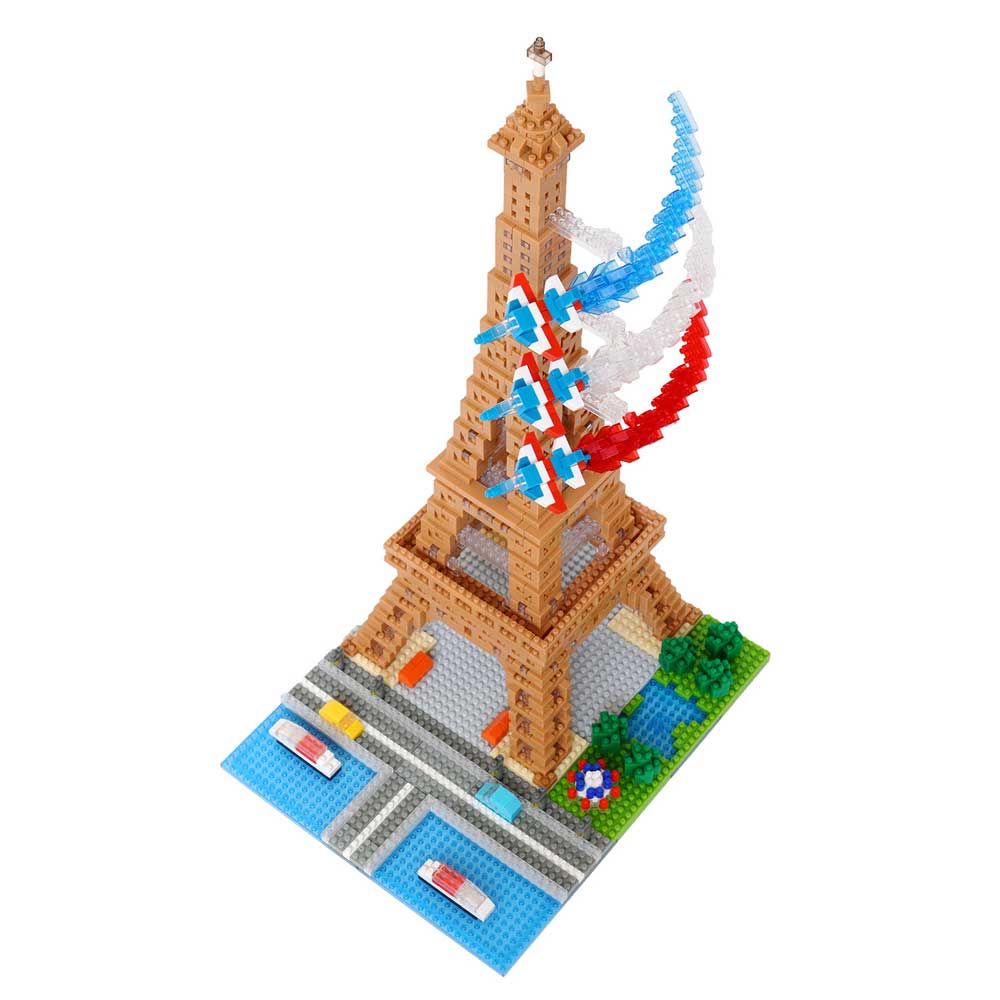 Juguete con piezas Nanoblock Torre Eiffel Kawada 5