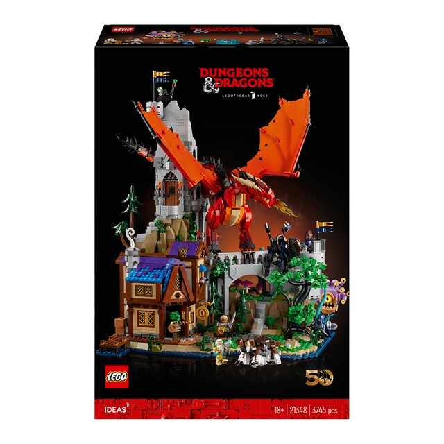 Imagen 0 de Juego de construcción Dungeons & Dragons: Aventura del Dragón Rojo LEGO Ideas
