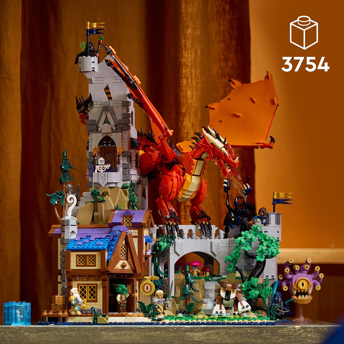 Juego de construcción Dungeons & Dragons: Aventura del Dragón Rojo LEGO Ideas - 21348 5