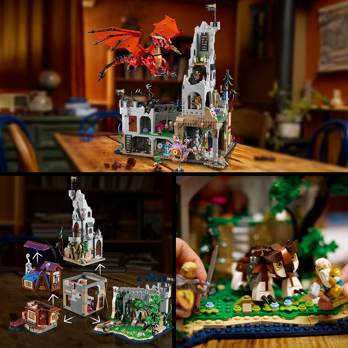Juego de construcción Dungeons & Dragons: Aventura del Dragón Rojo LEGO Ideas - 21348 6