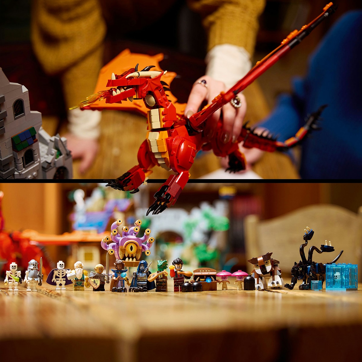 Juego de construcción Dungeons & Dragons: Aventura del Dragón Rojo LEGO Ideas - 21348 8