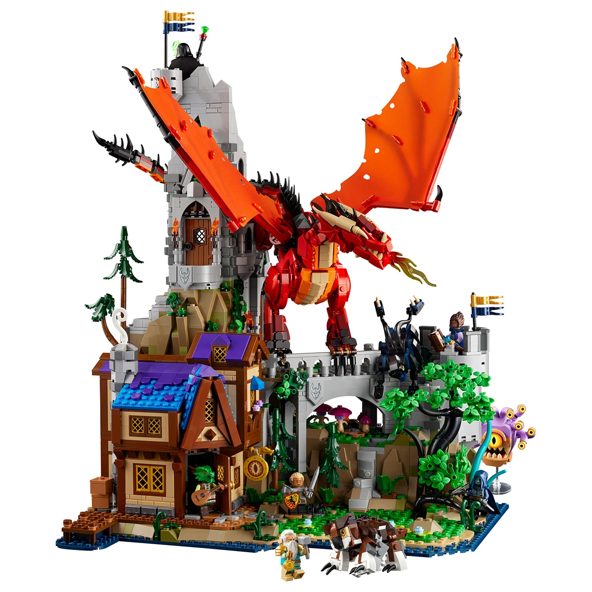 Juego de construcción Dungeons & Dragons: Aventura del Dragón Rojo LEGO Ideas - 21348 9