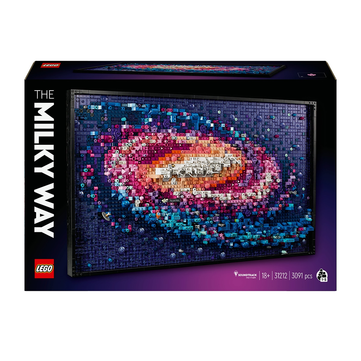 Imagen 0 de Juego de construcción Galaxia Vía Láctea LEGO ART - 31212
