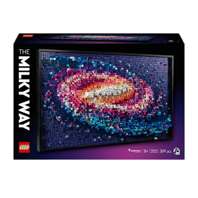 Juego de construcción Galaxia Vía Láctea LEGO ART