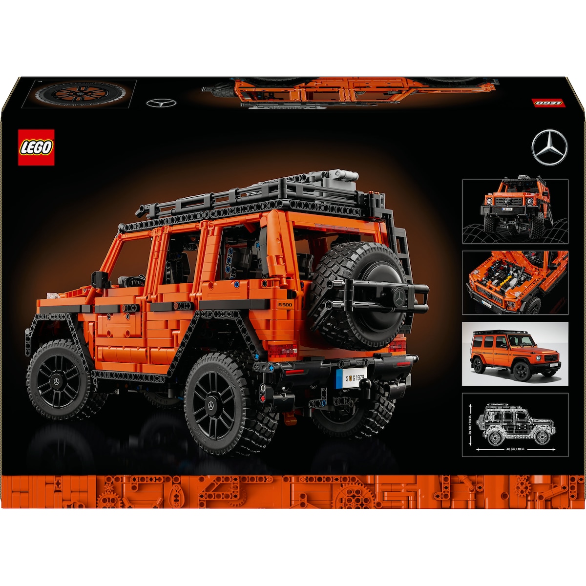 Mercedes-Benz G 500 Professional Line Lego Technic 9