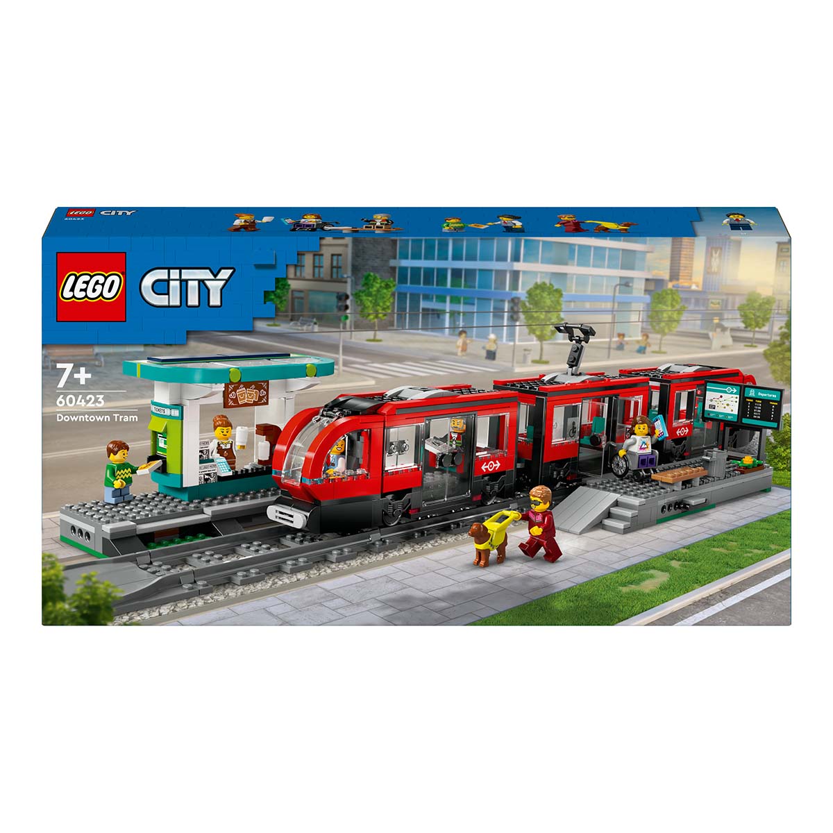 Juego de construcción Tranvía y Estación del Centro LEGO City Trains - 60423 1
