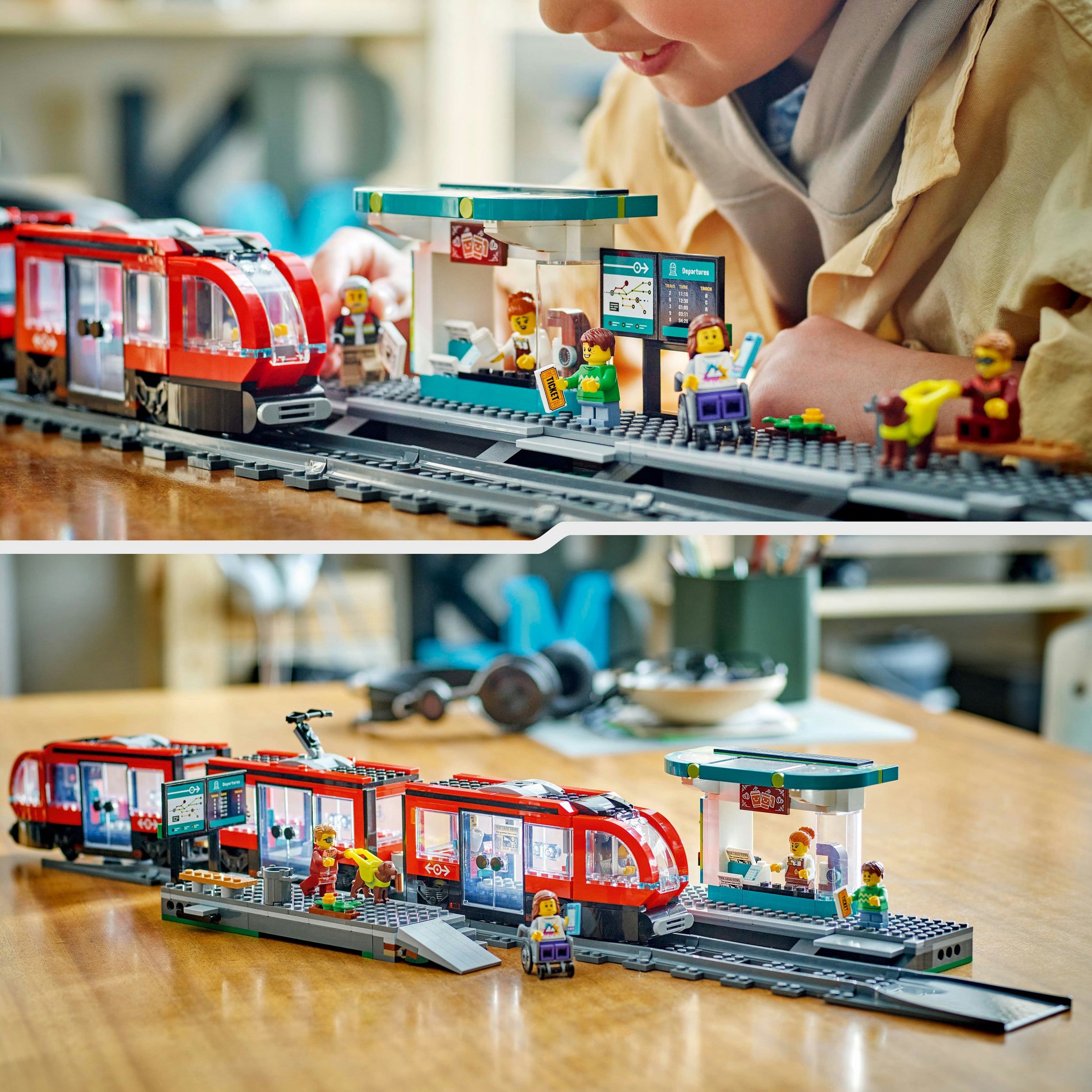 Juego de construcción Tranvía y Estación del Centro LEGO City Trains - 60423 7