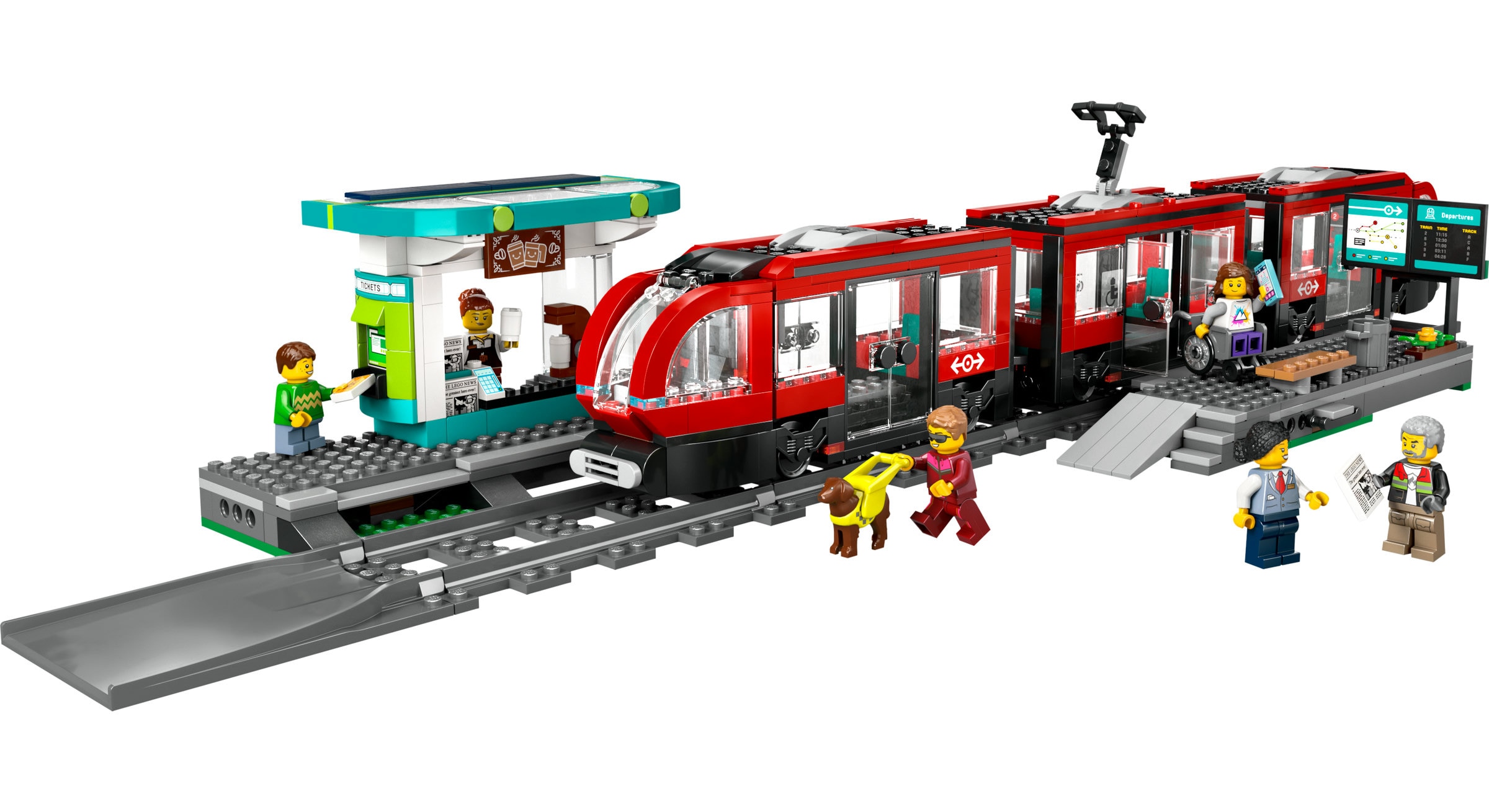 Juego de construcción Tranvía y Estación del Centro LEGO City Trains - 60423 8