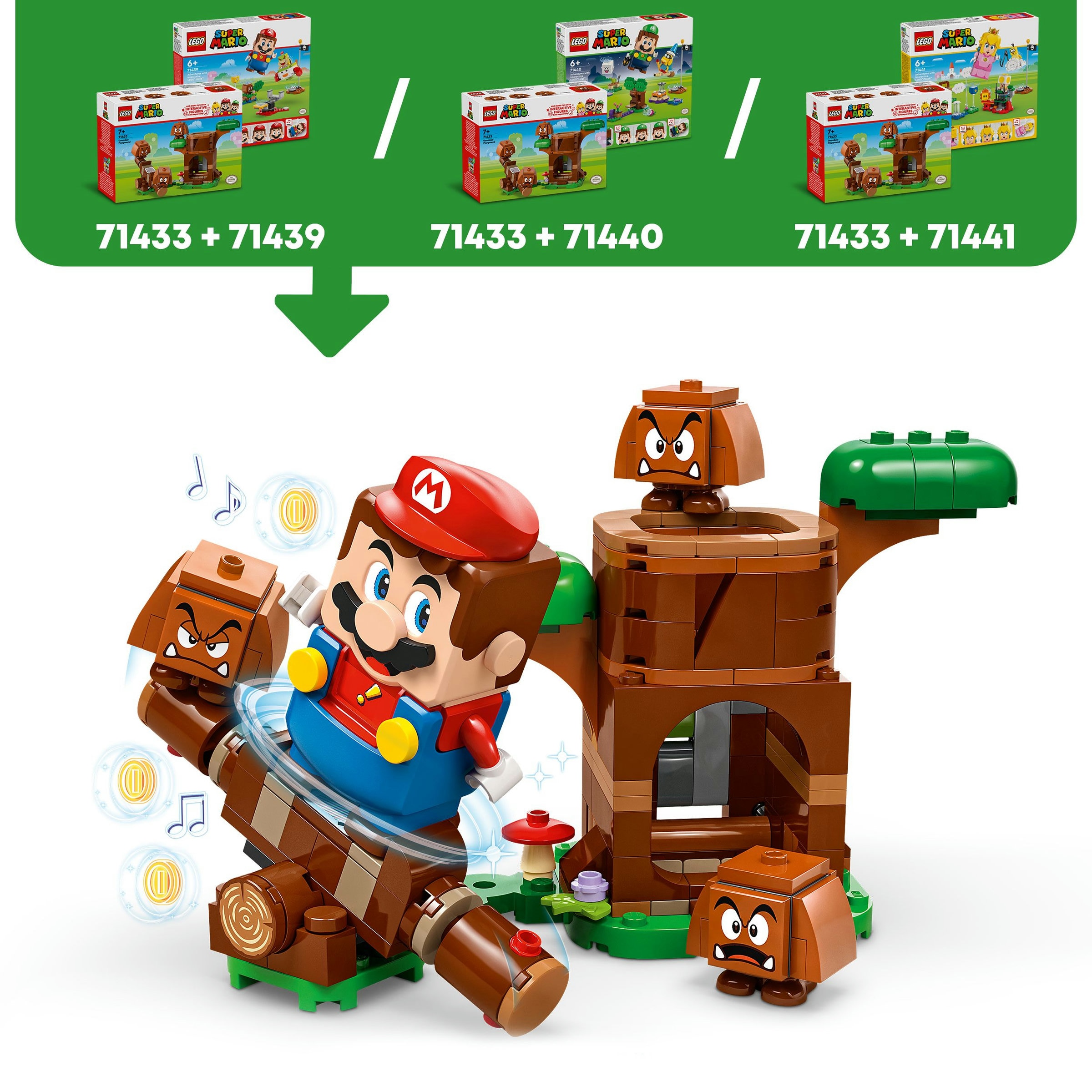 Zona de recreio dos Goombas Lego Super Mario 5