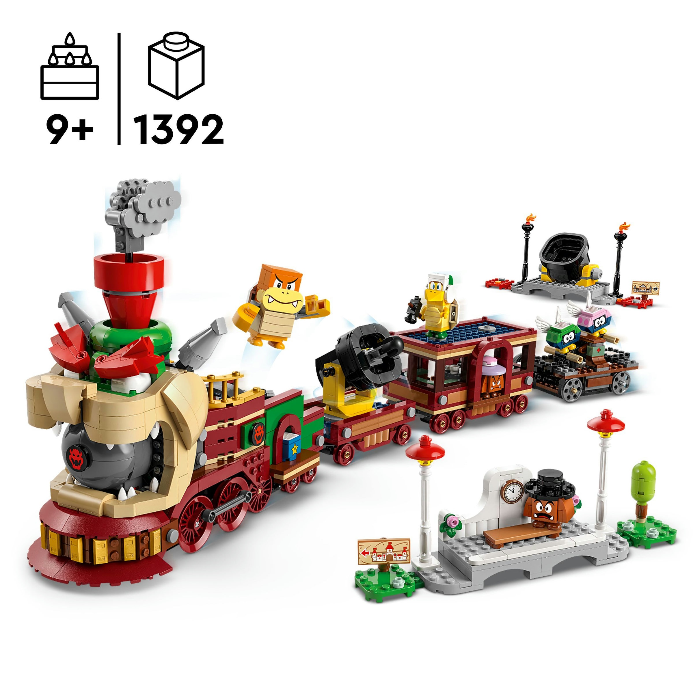 Juego de construcción El tren expreso Bowser LEGO Super Mario - 71437 4