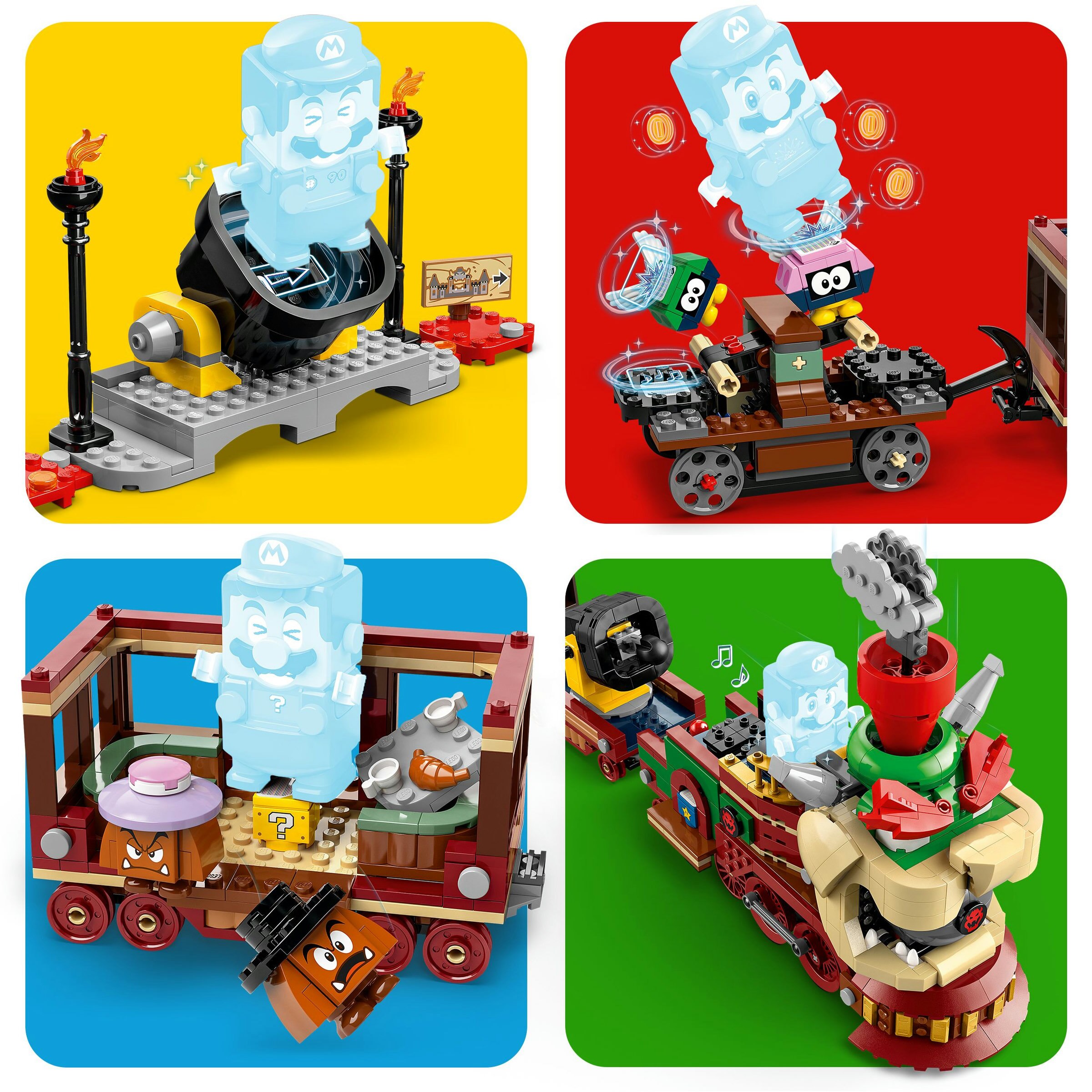 Juego de construcción El tren expreso Bowser LEGO Super Mario - 71437 6