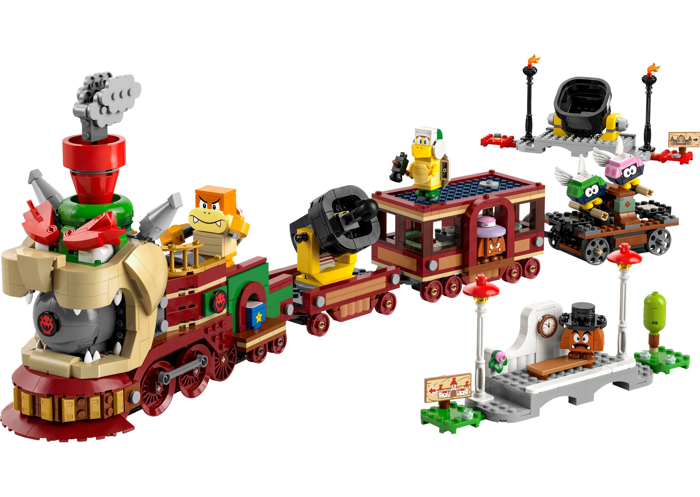 Juego de construcción El tren expreso Bowser LEGO Super Mario - 71437 8