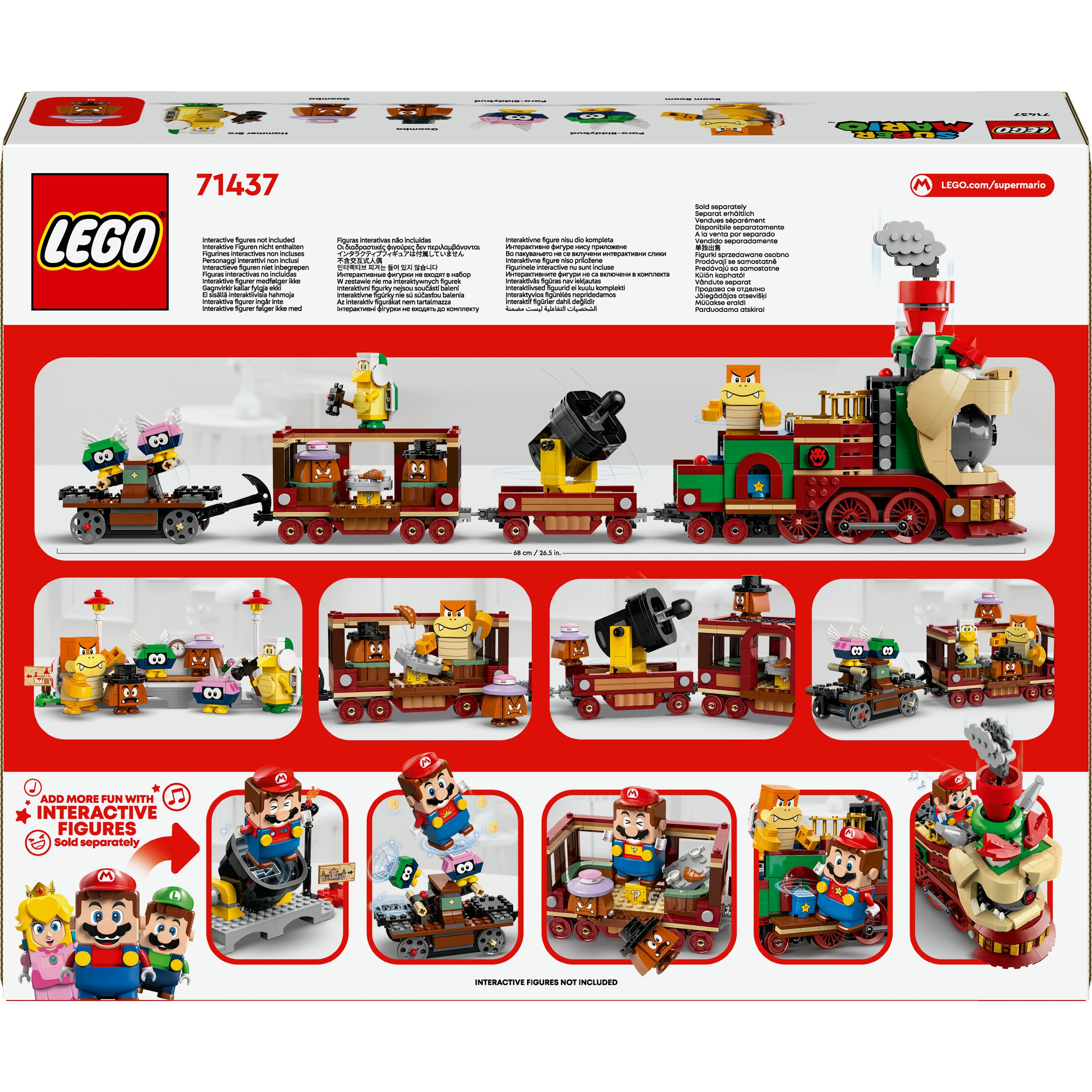 Juego de construcción El tren expreso Bowser LEGO Super Mario - 71437 9