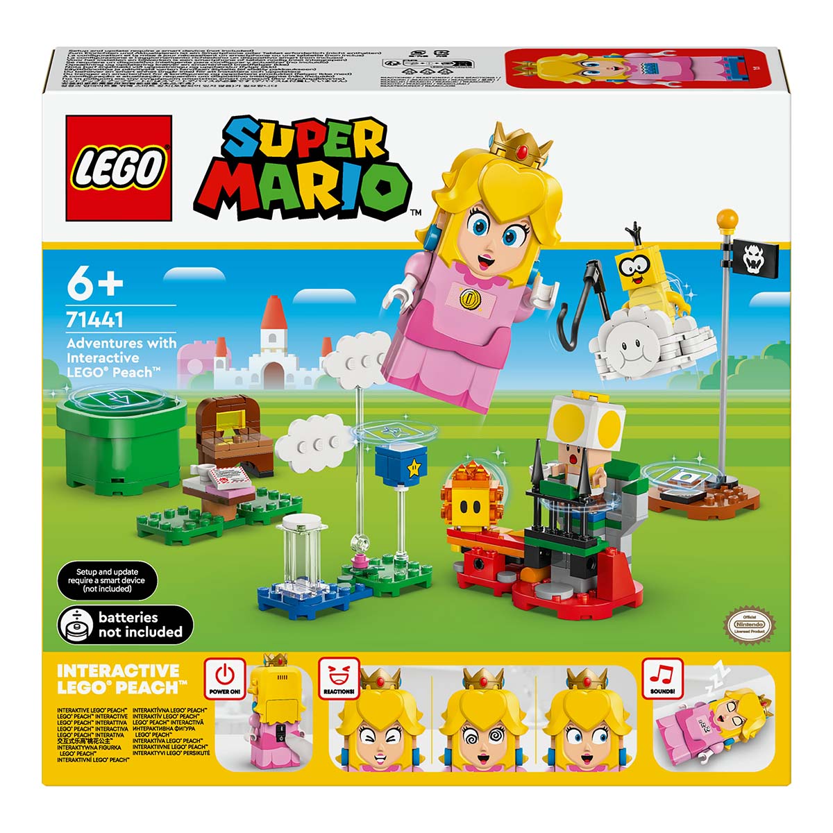 LEGO – Juego de construcción Aventuras interactivas con LEGO Peach Super Mario.