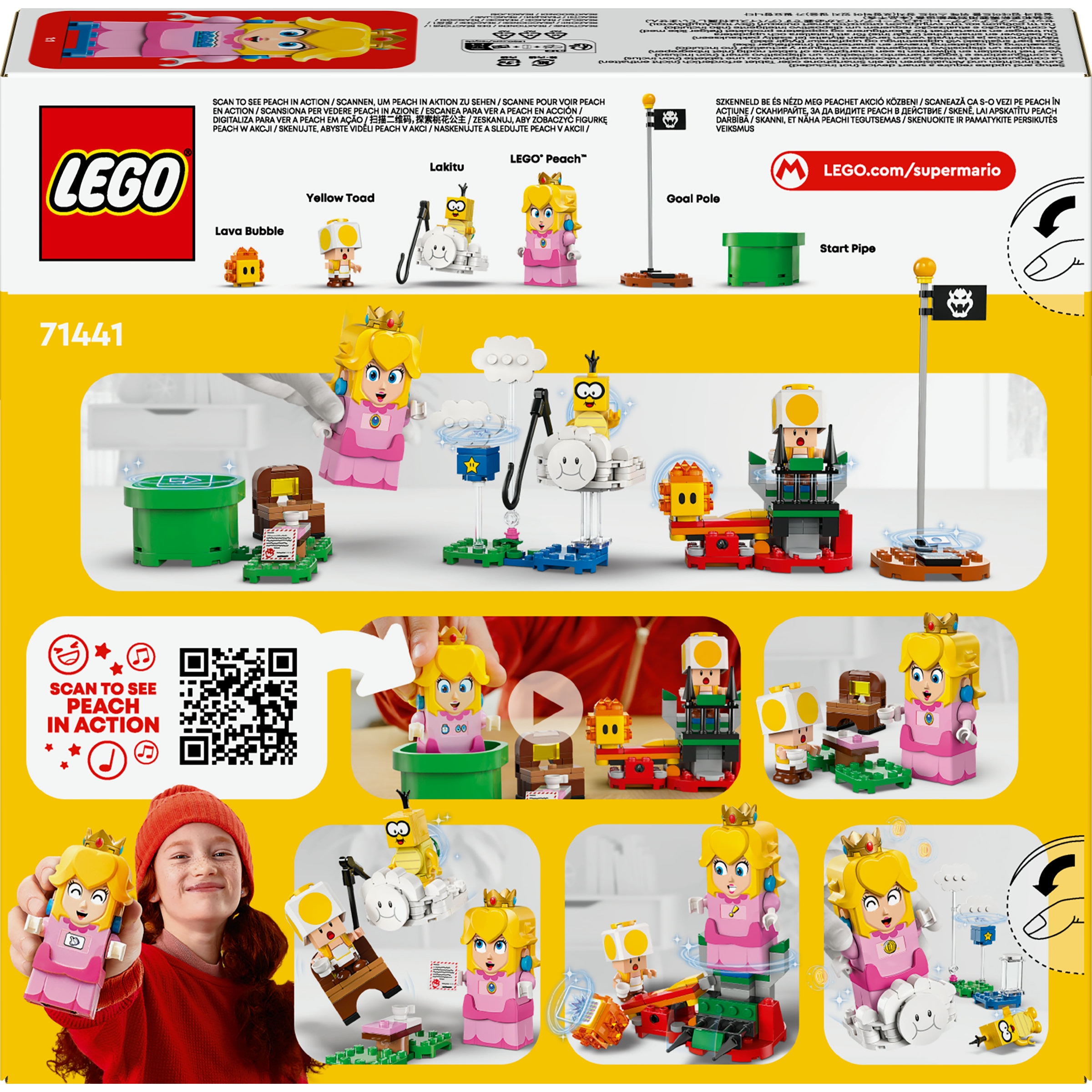 Juego de construcción Aventuras interactivas con LEGO Peach Super Mario - 71441 3