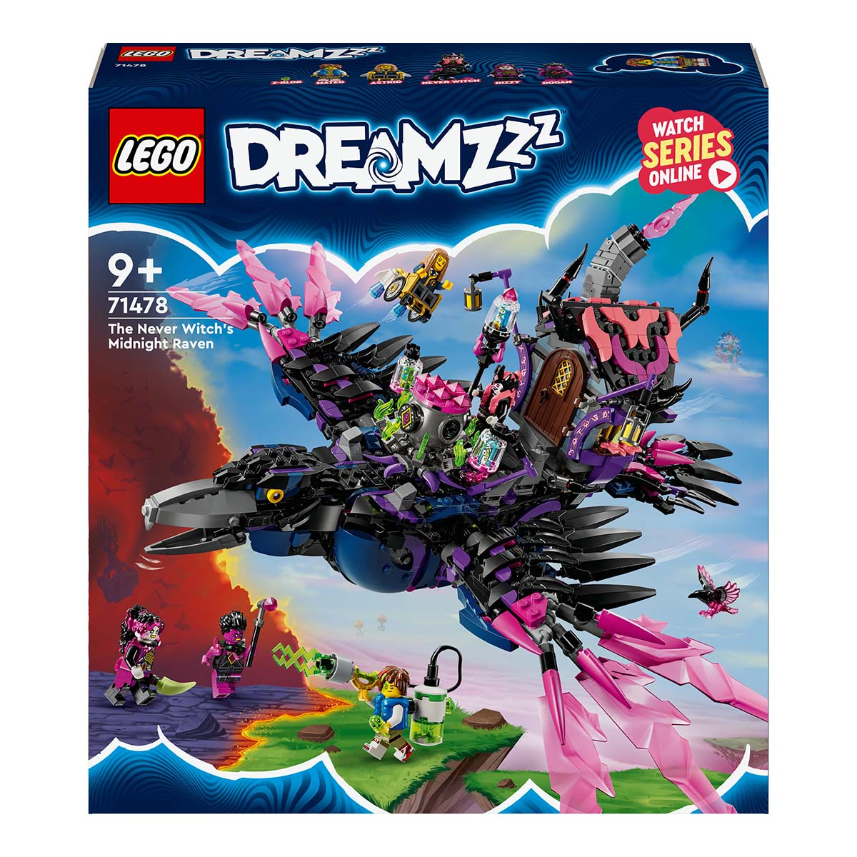 Imagem 0 de Corvo da Meia-Noite da Bruxa do Nunca Lego Dreamzzz  