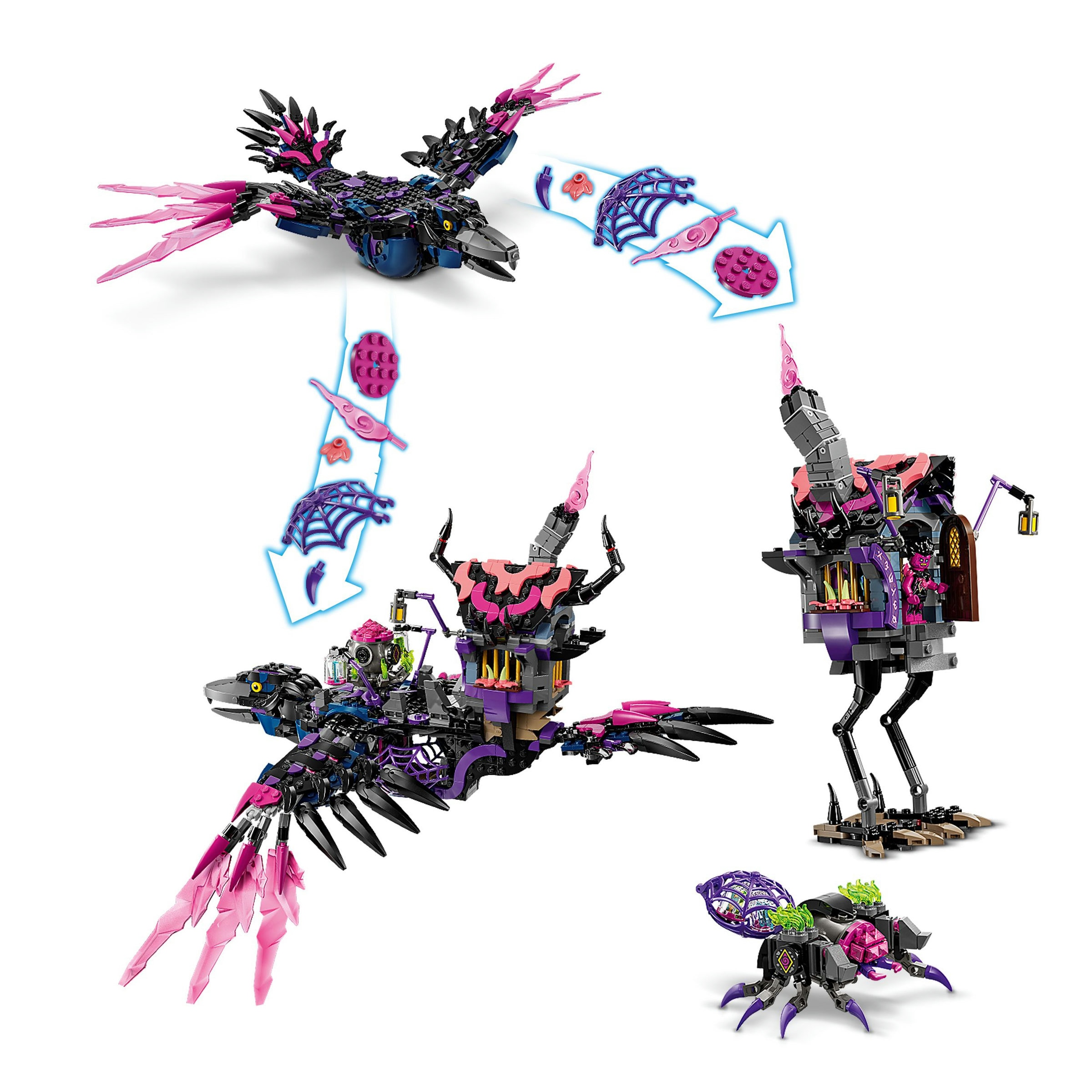 Juego de construcción Cuervo de Medianoche de la Bruja Jamás LEGO