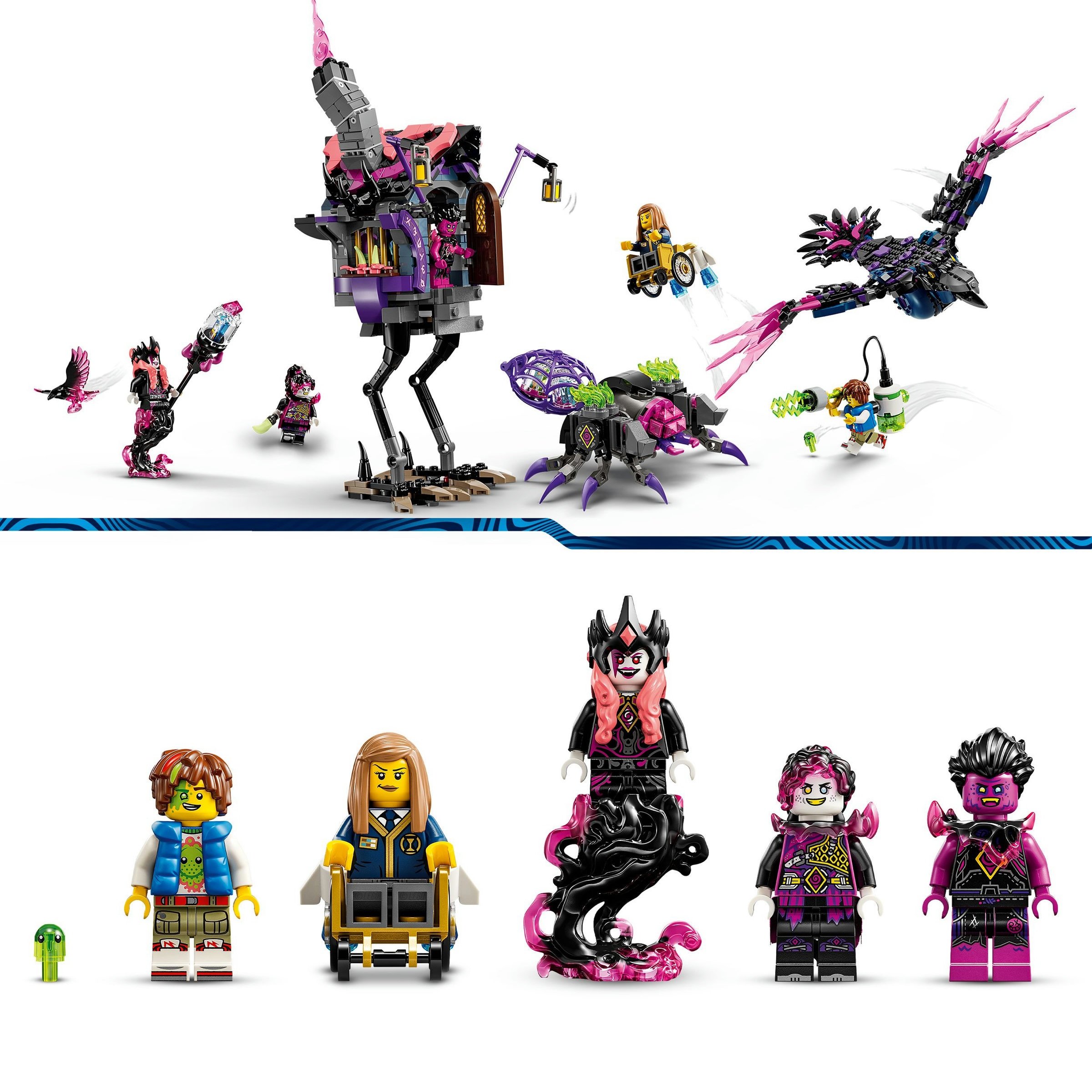 ドリーム Juego de construcción Cuervo de Medianoche de la Bruja Jamás LEGO