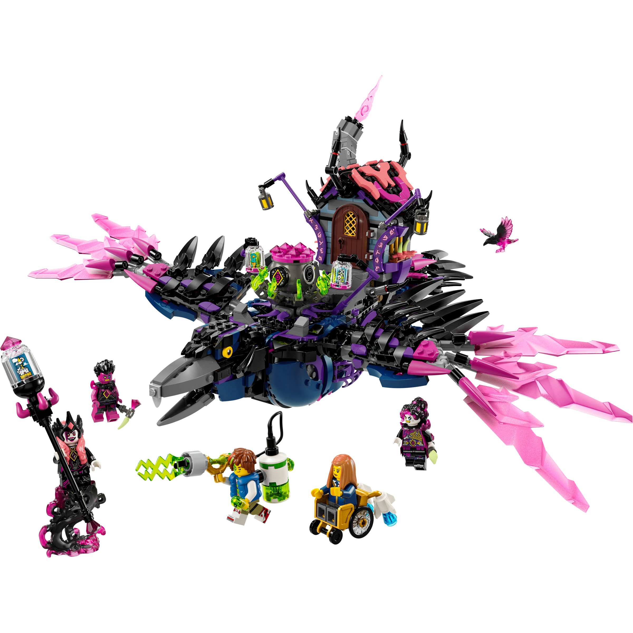 Corvo da Meia-Noite da Bruxa do Nunca Lego Dreamzzz 8