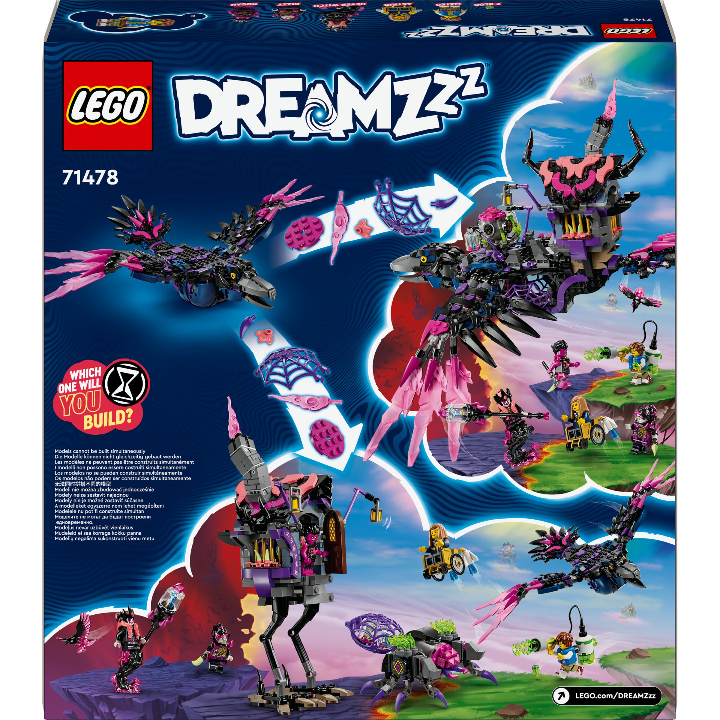 Juego de construcción Cuervo de Medianoche de la Bruja Jamás LEGO