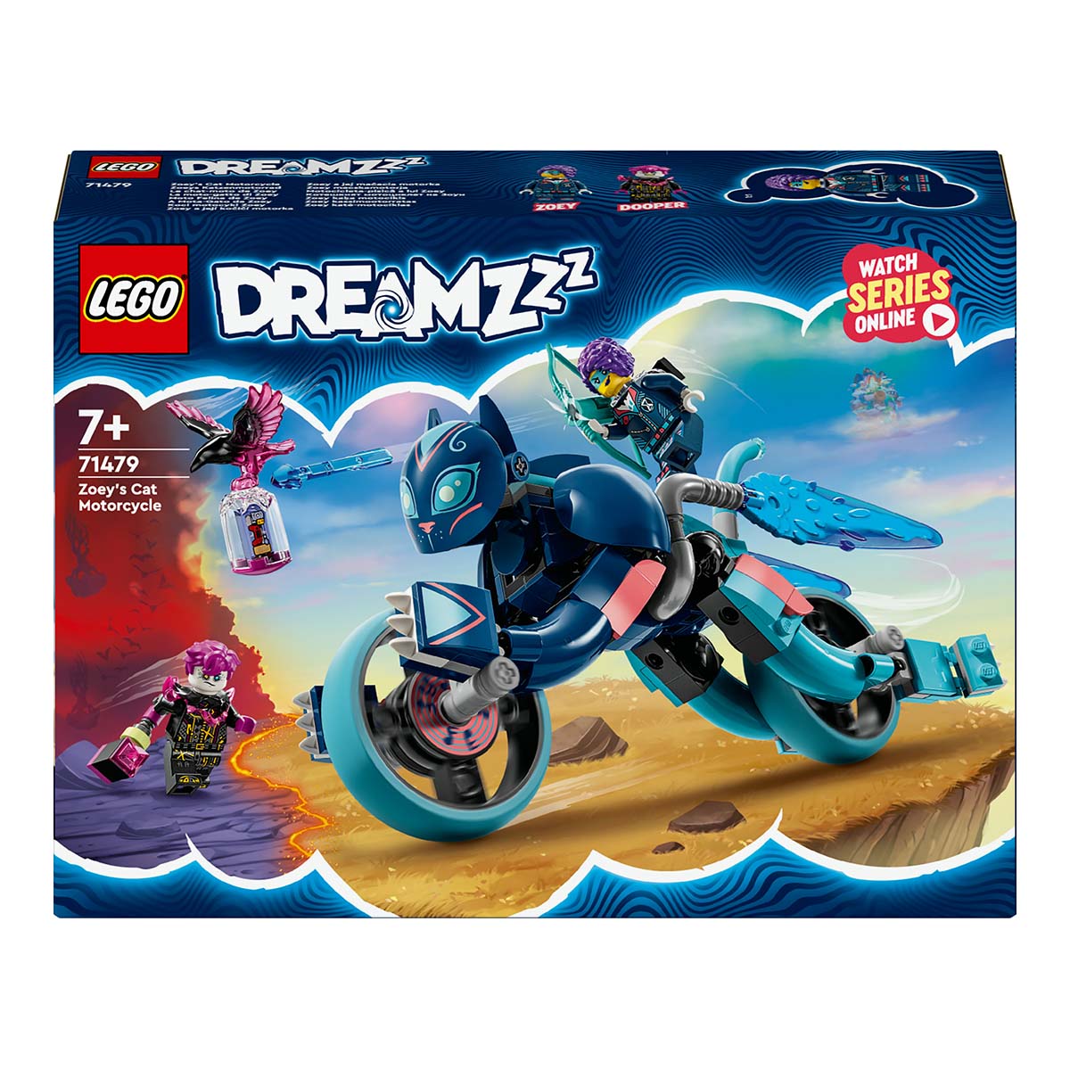 Imagen 0 de Juego de construcción Moto Felina de Zoey LEGO DREAMZzz - 71479