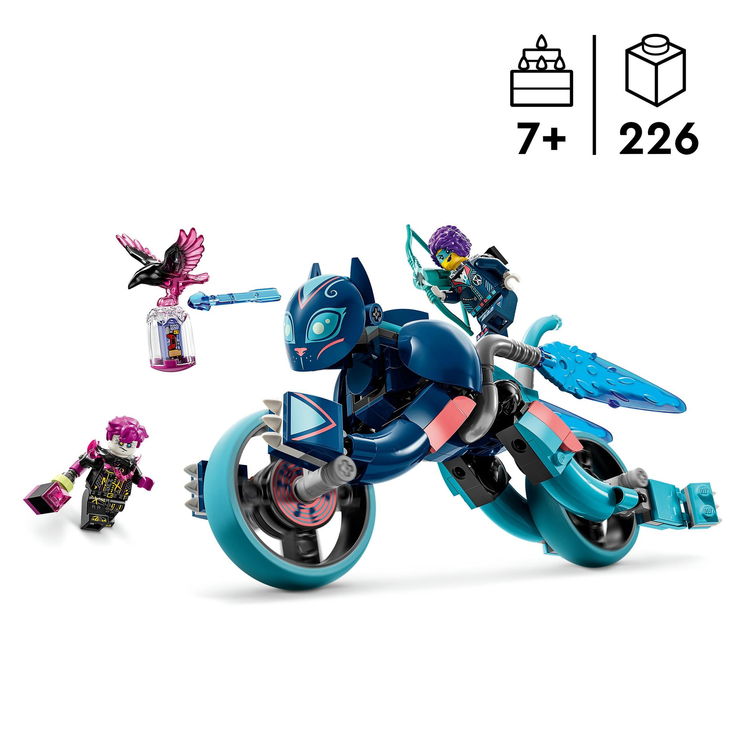 Juego de construcción Moto Felina de Zoey LEGO DREAMZzz - 71479 4