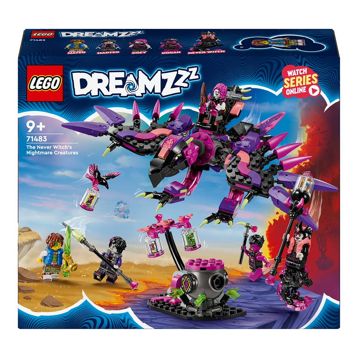 Juego de construcción Criaturas de las Pesadillas de la Bruja Jamás LEGO DREAMZzz - 71483 1