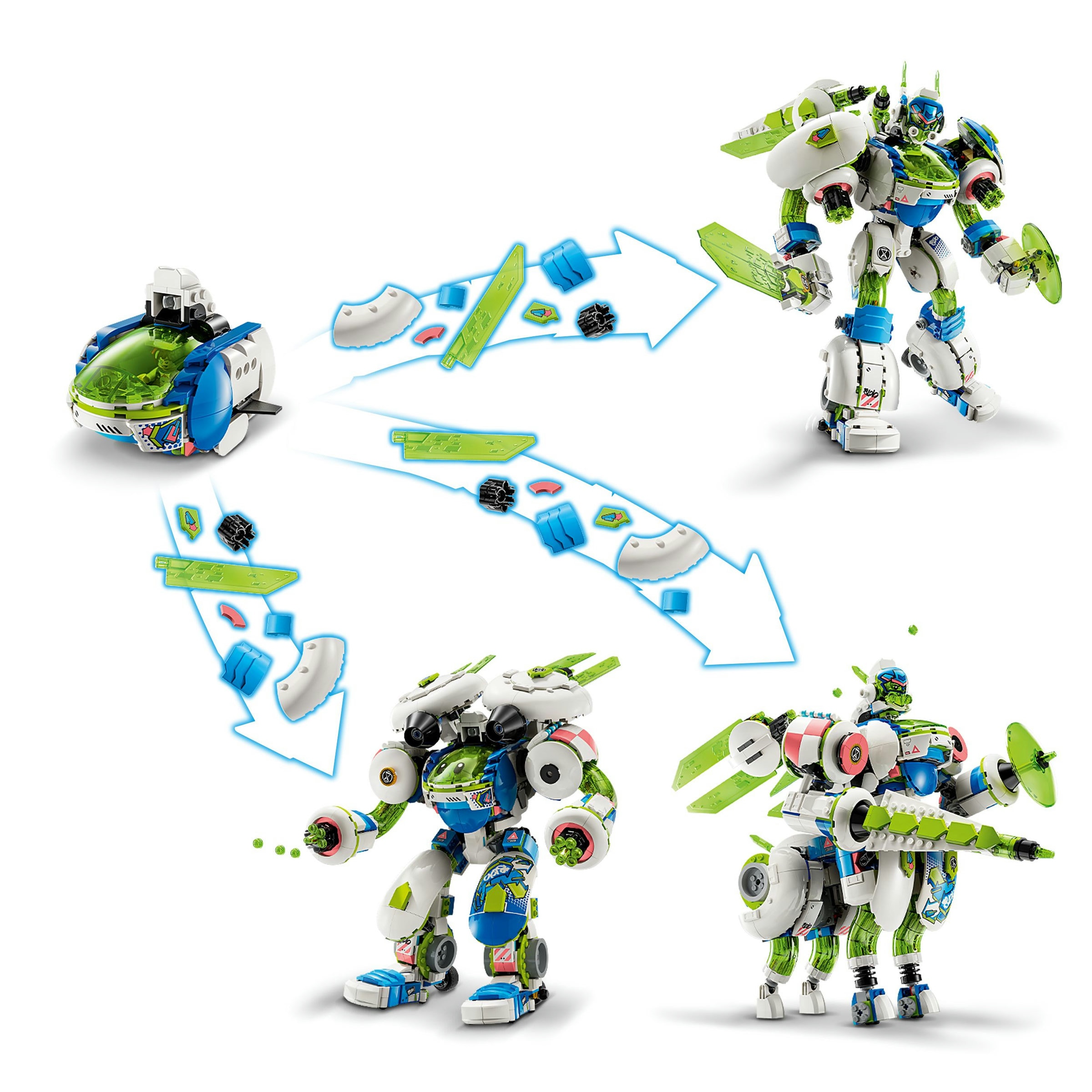 Mateo e Z-Blob. o Robô Cavaleiro de Combate Lego Dreamzzz 5