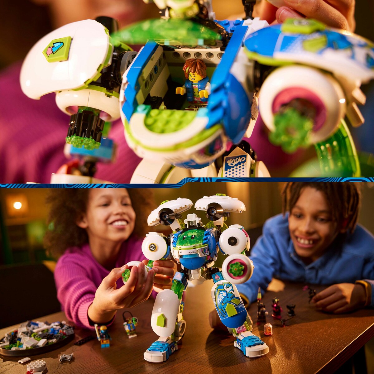 Mateo e Z-Blob. o Robô Cavaleiro de Combate Lego Dreamzzz 7