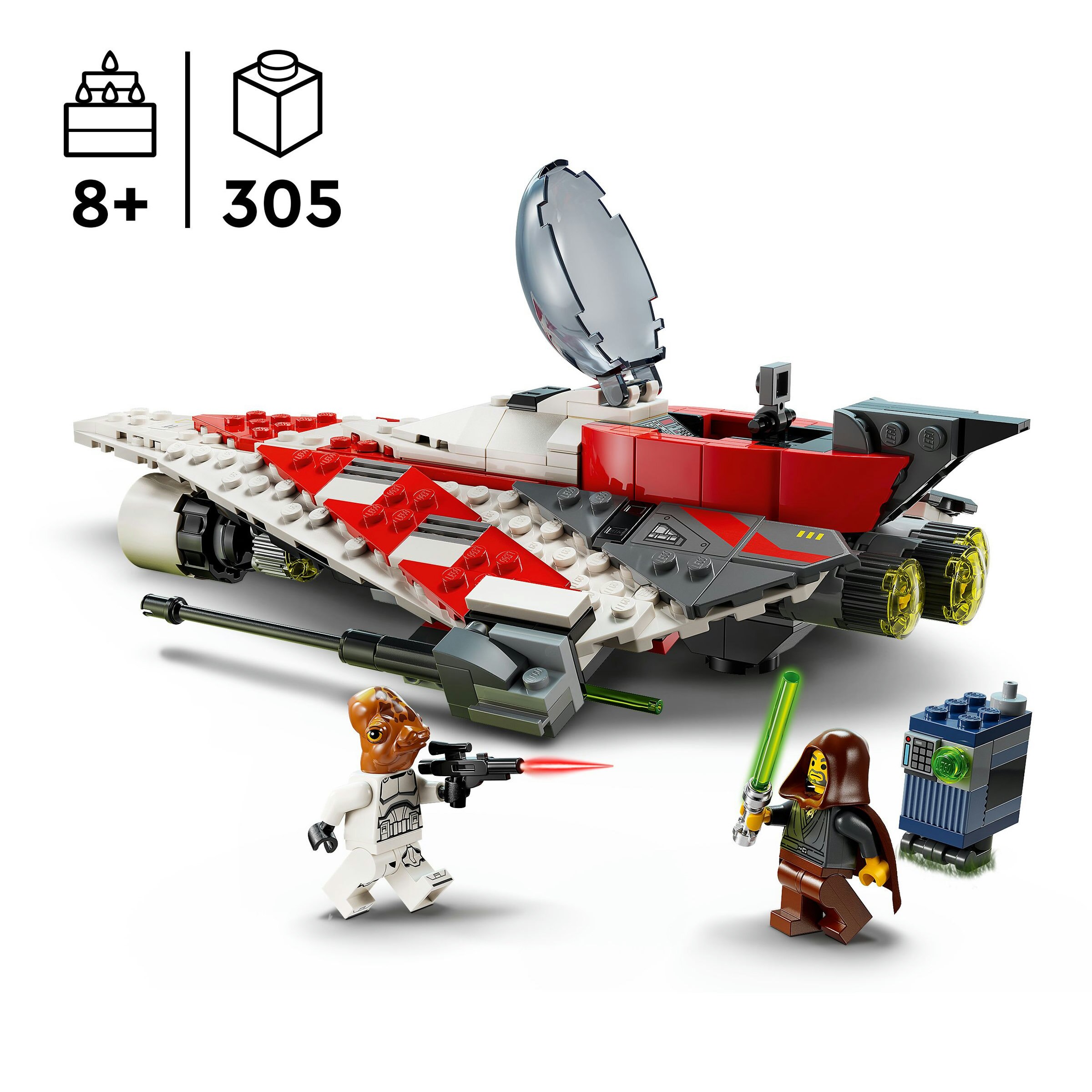 Starfighter de Jedi Bob Lego Star Wars 4
