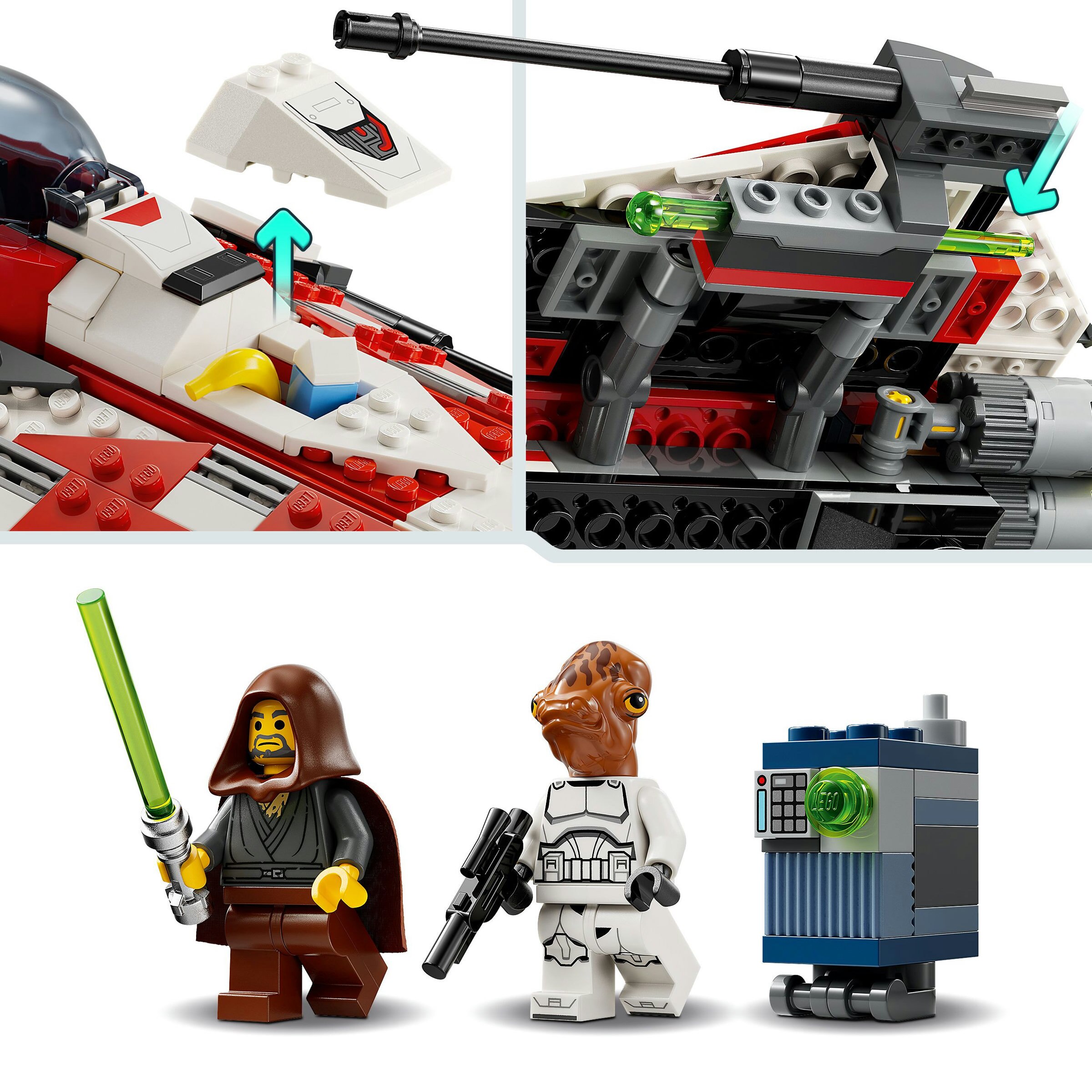 Starfighter de Jedi Bob Lego Star Wars 6