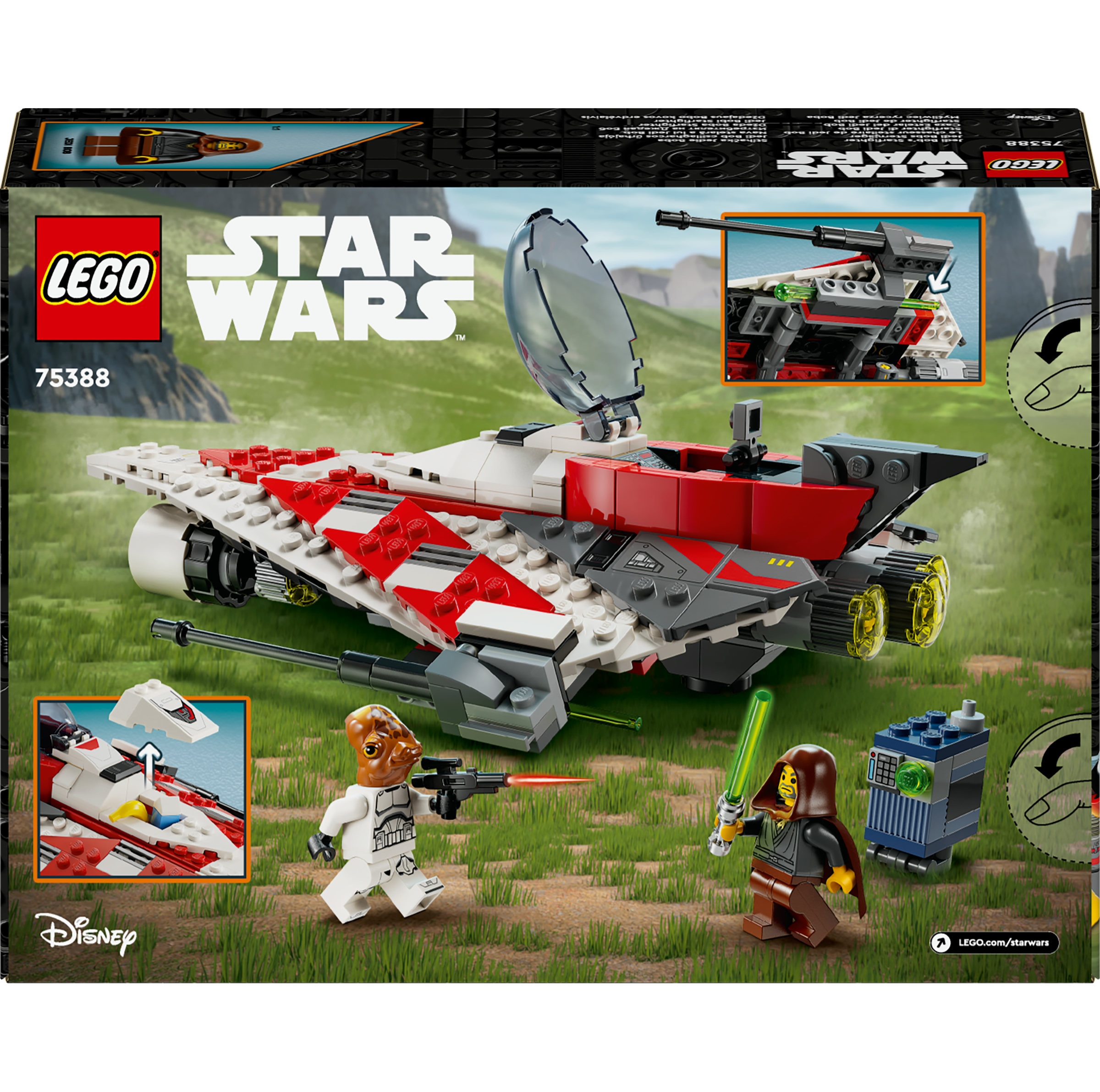 Starfighter de Jedi Bob Lego Star Wars 9