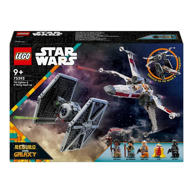 Imagen 0 de Juego de construcción Caza TIE y Ala-X Fusionados LEGO Star Wars