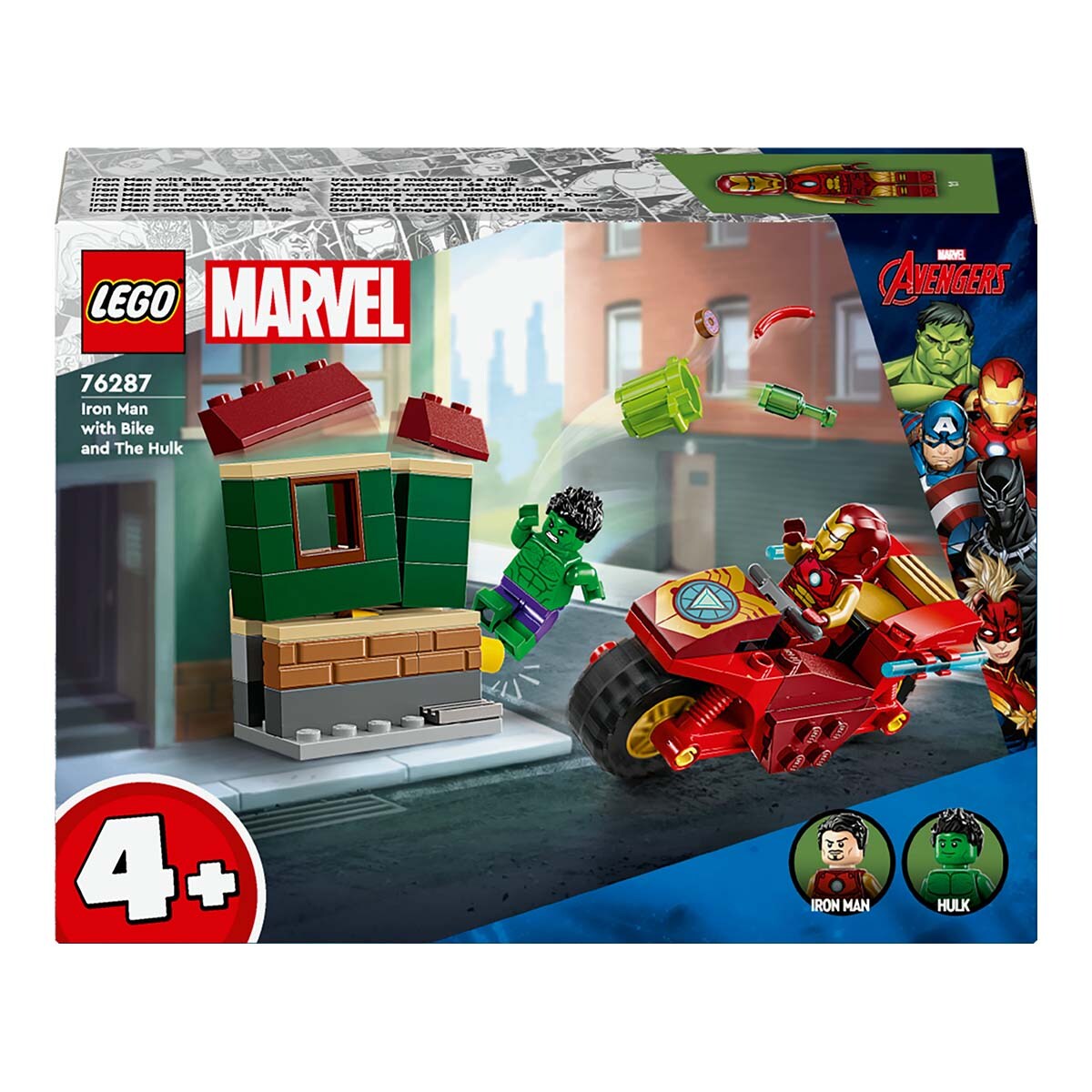 Iron Man com Mota e Hulk 1