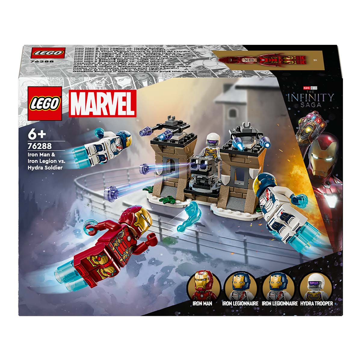 Imagen 0 de Juego de construcción Iron Man y Legión de Hierro vs. Soldado de Hydra LEGO Super Heroes Marvel - 76288