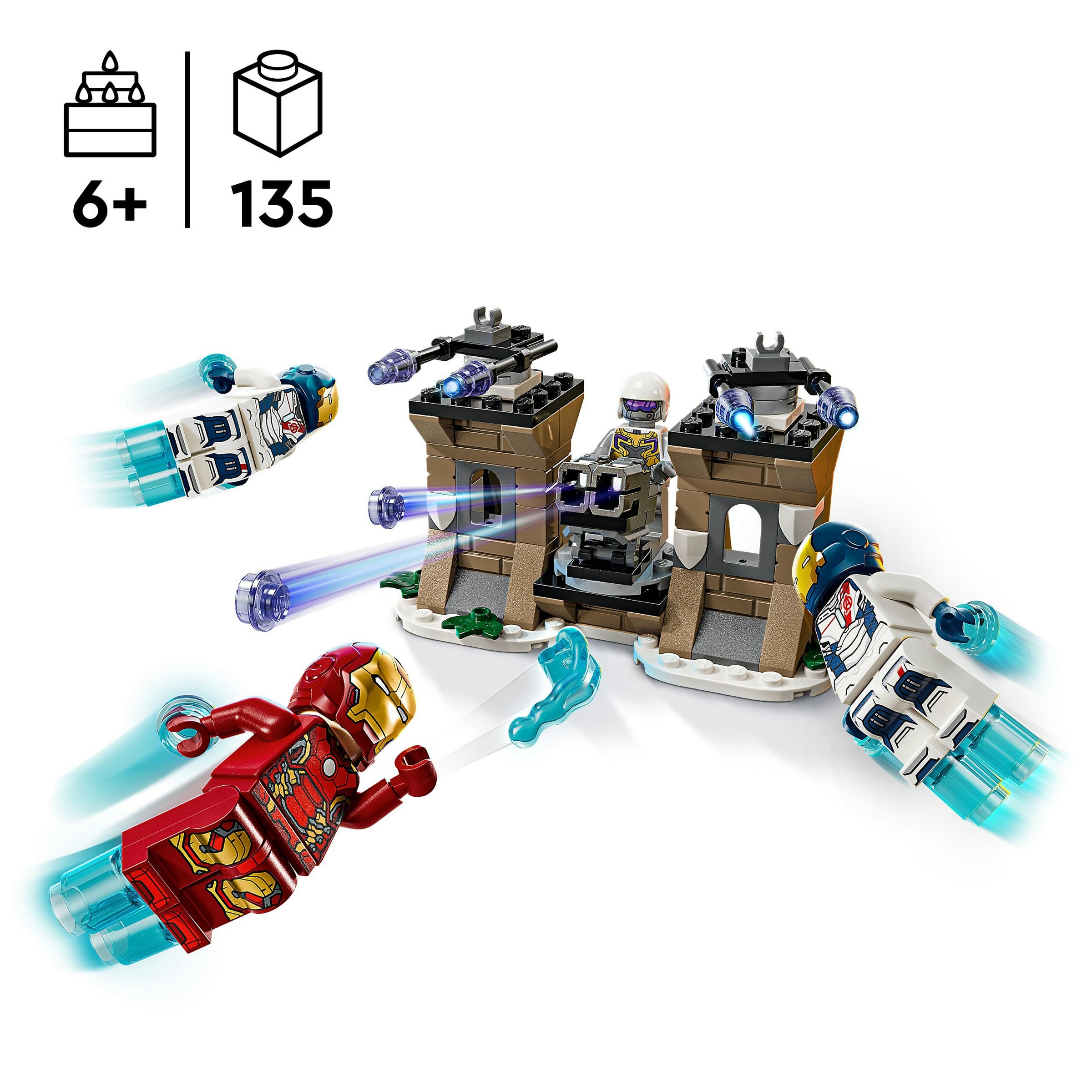 Juego de construcción Iron Man y Legión de Hierro vs. Soldado de Hydra LEGO Super Heroes Marvel - 76288 4