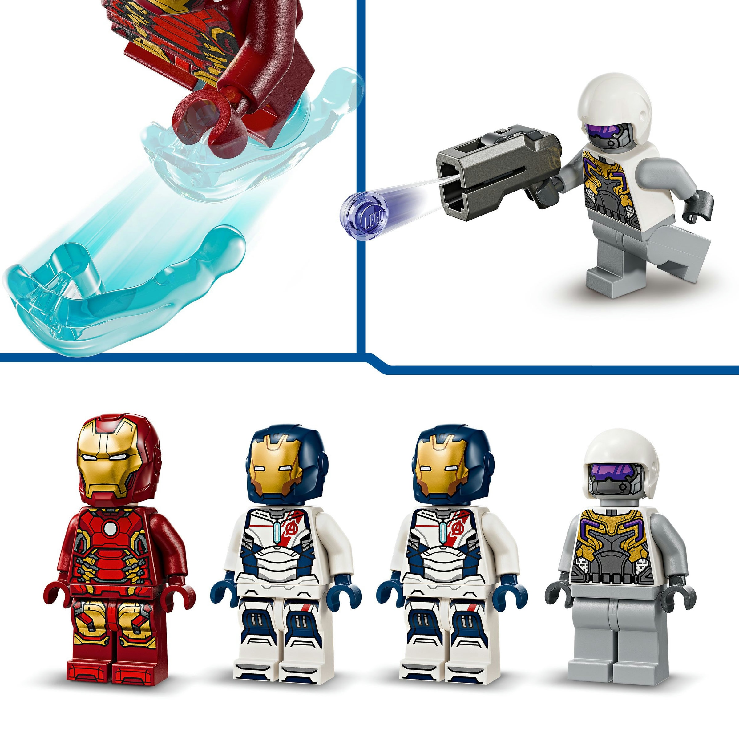 Juego de construcción Iron Man y Legión de Hierro vs. Soldado de Hydra LEGO Super Heroes Marvel - 76288 6