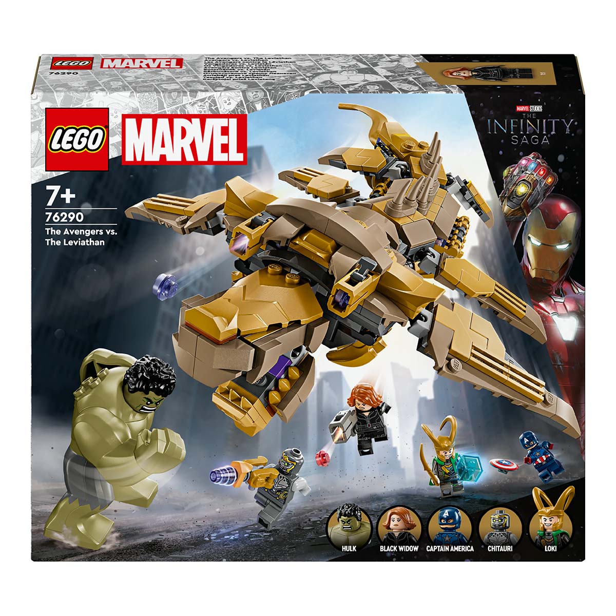Juego de construcción Vengadores vs. Leviatán LEGO Super Heroes Marvel - 76290 1